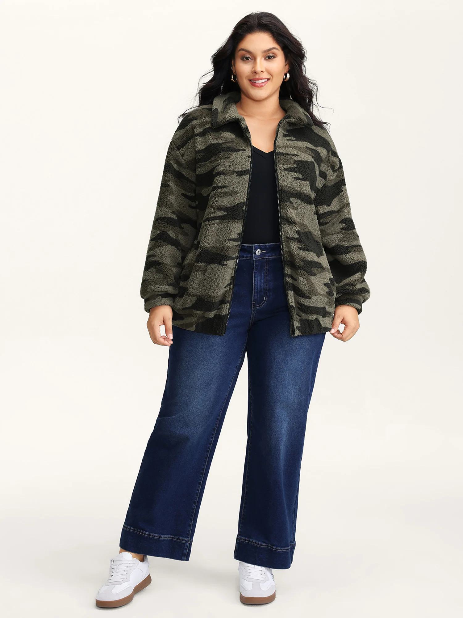 Camouflage Zipper Pocket Jacket - Image 3