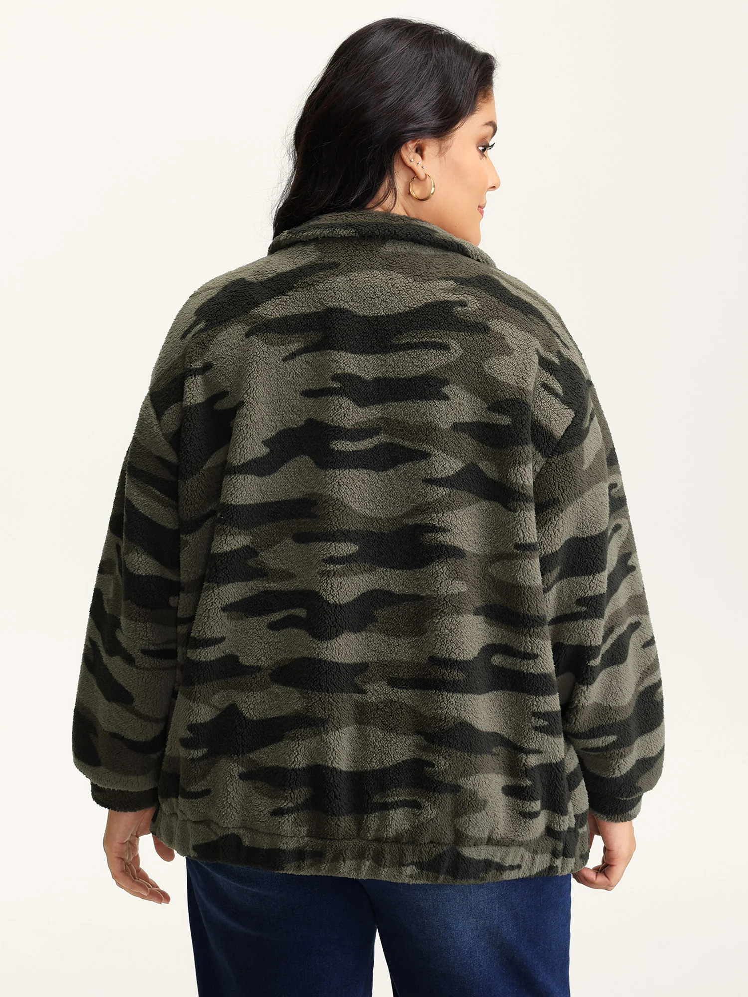 Camouflage Zipper Pocket Jacket - Image 4