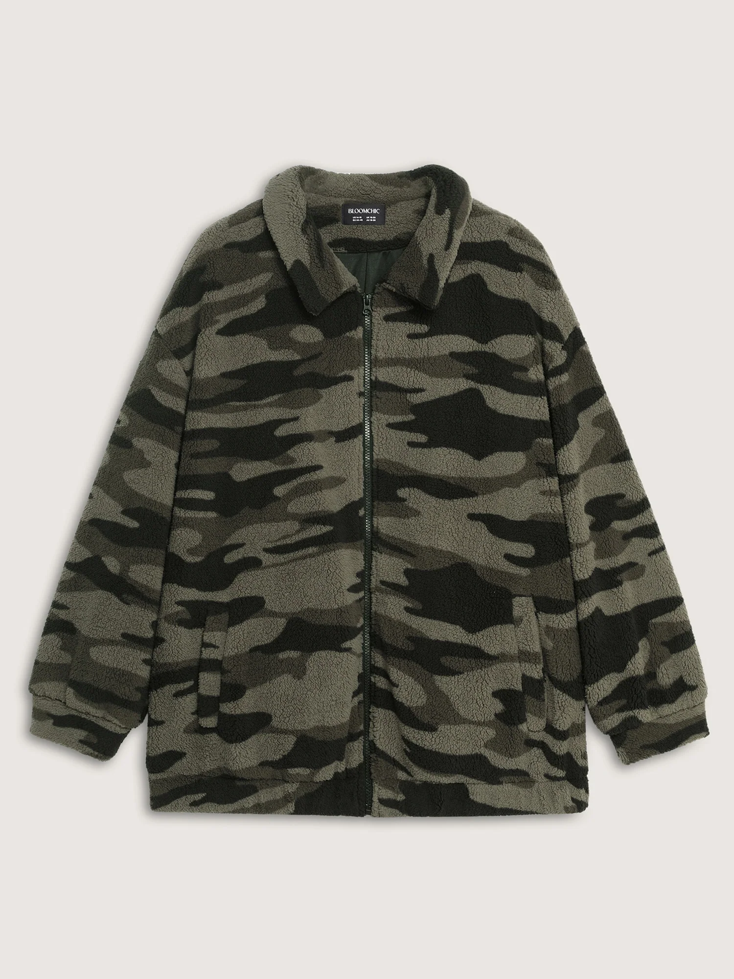 Camouflage Zipper Pocket Jacket - Image 8