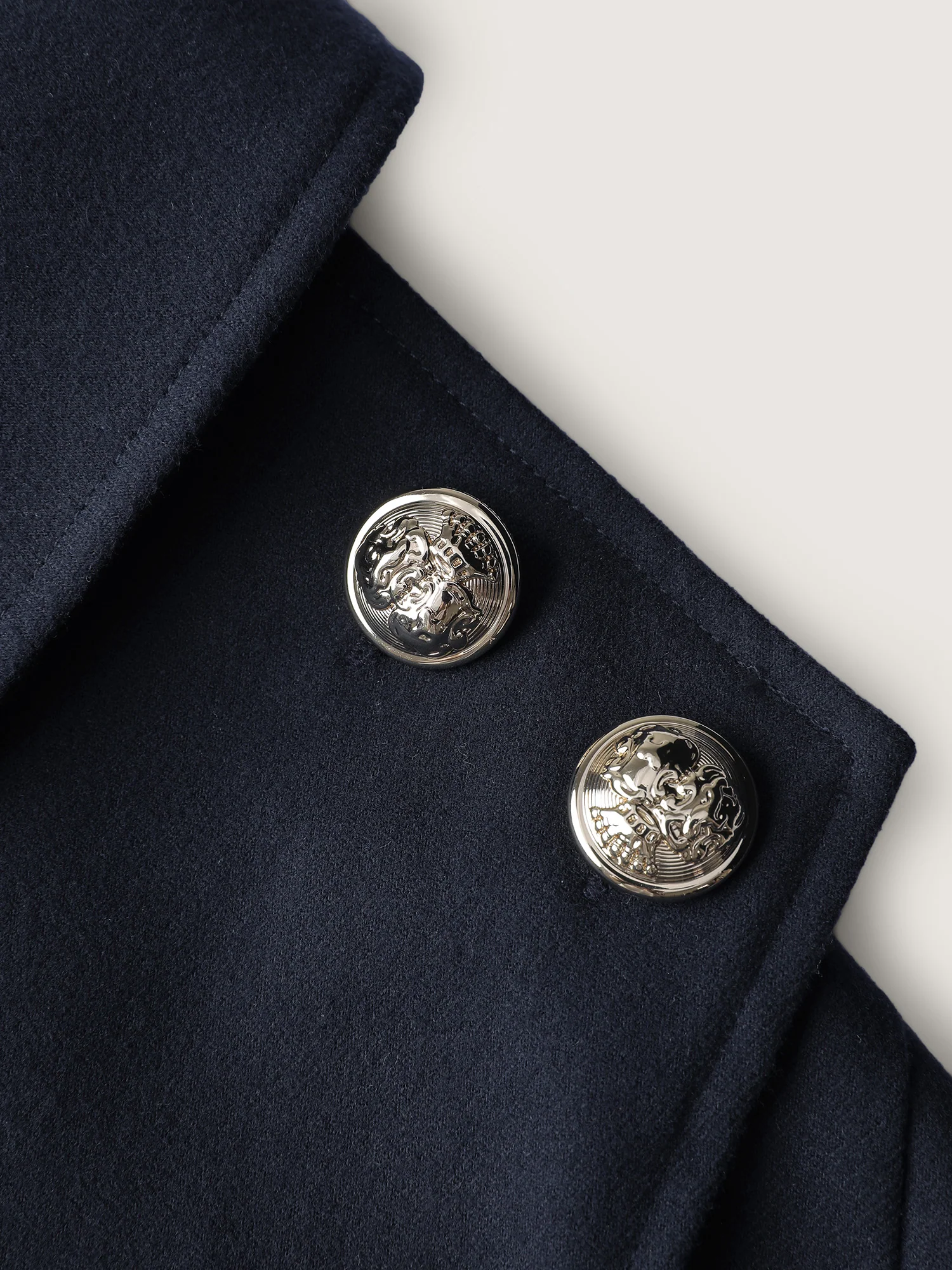Cape Button Wrap Coat - Image 7
