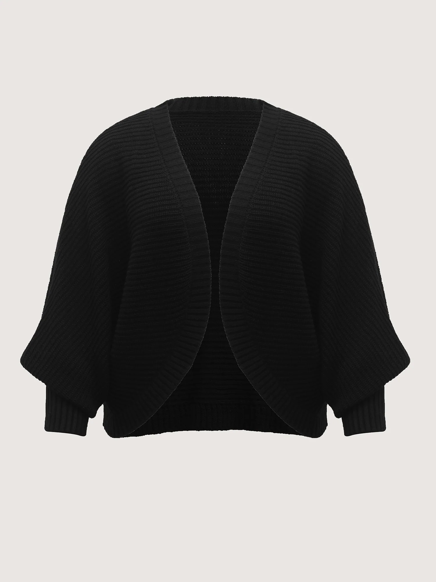 Cape Style Dolman Sleeve Knit Cardigan - Image 6