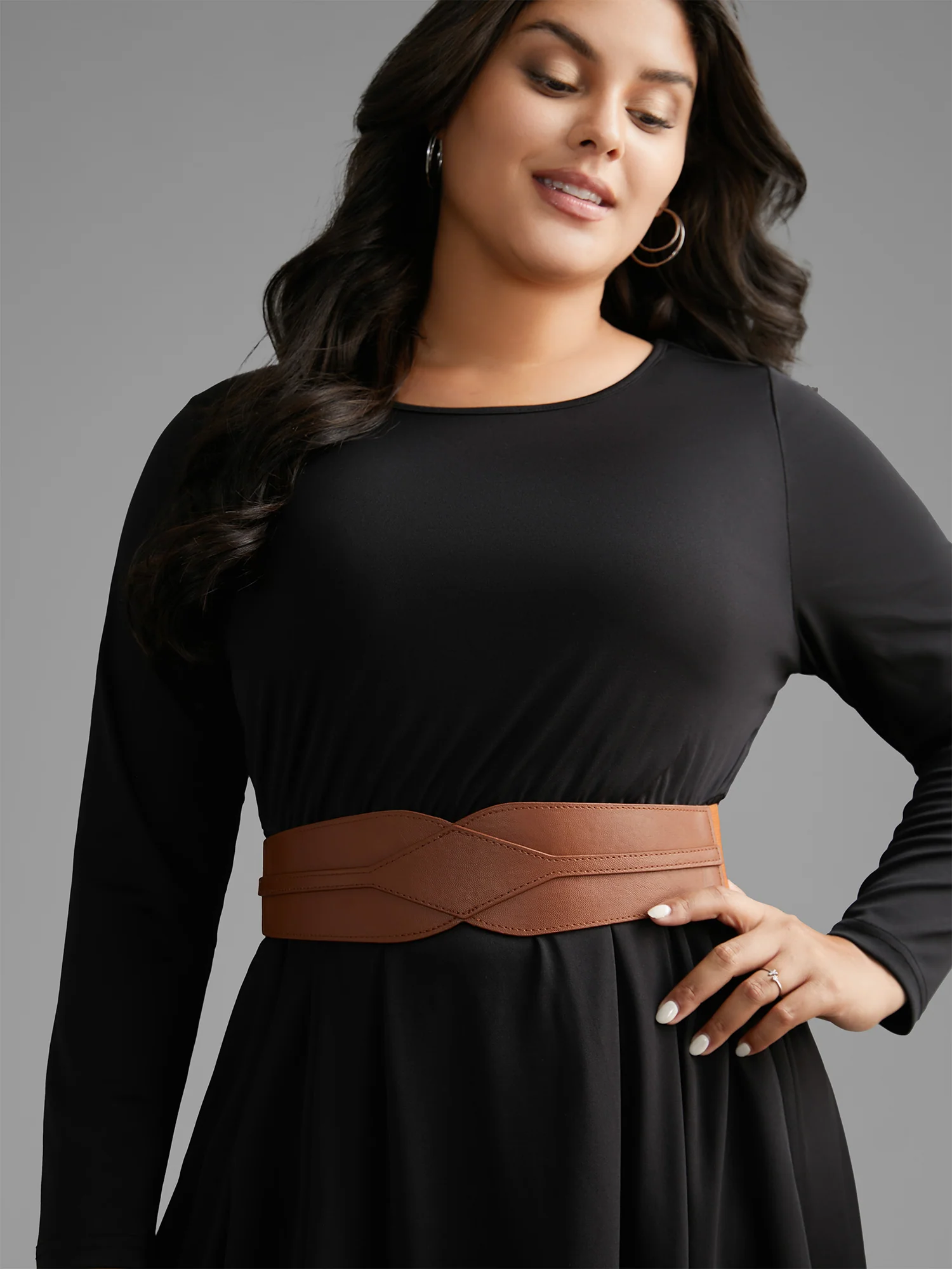 Casual Wide Stretch Belt - Image 6