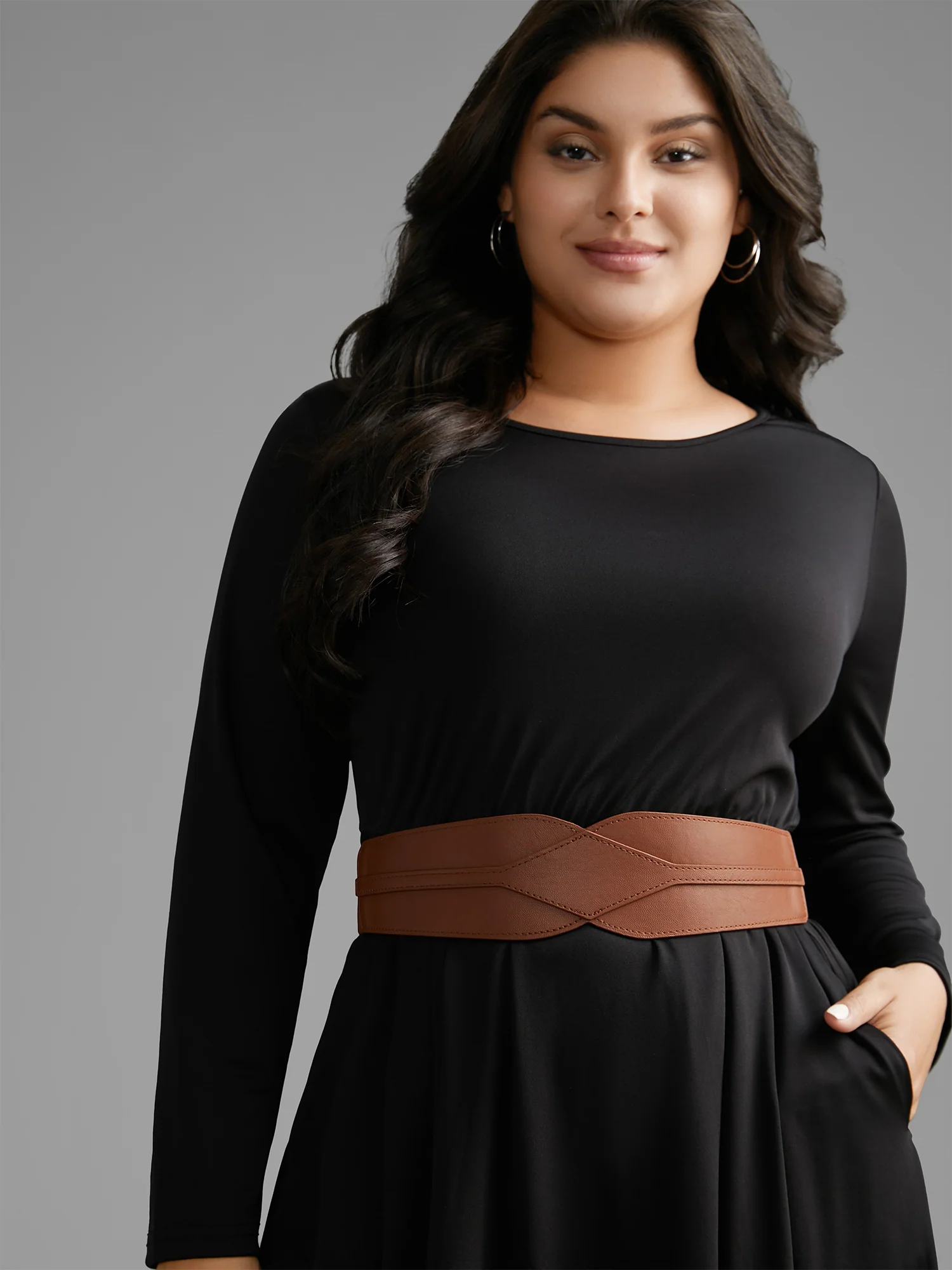 Casual Wide Stretch Belt - Image 8