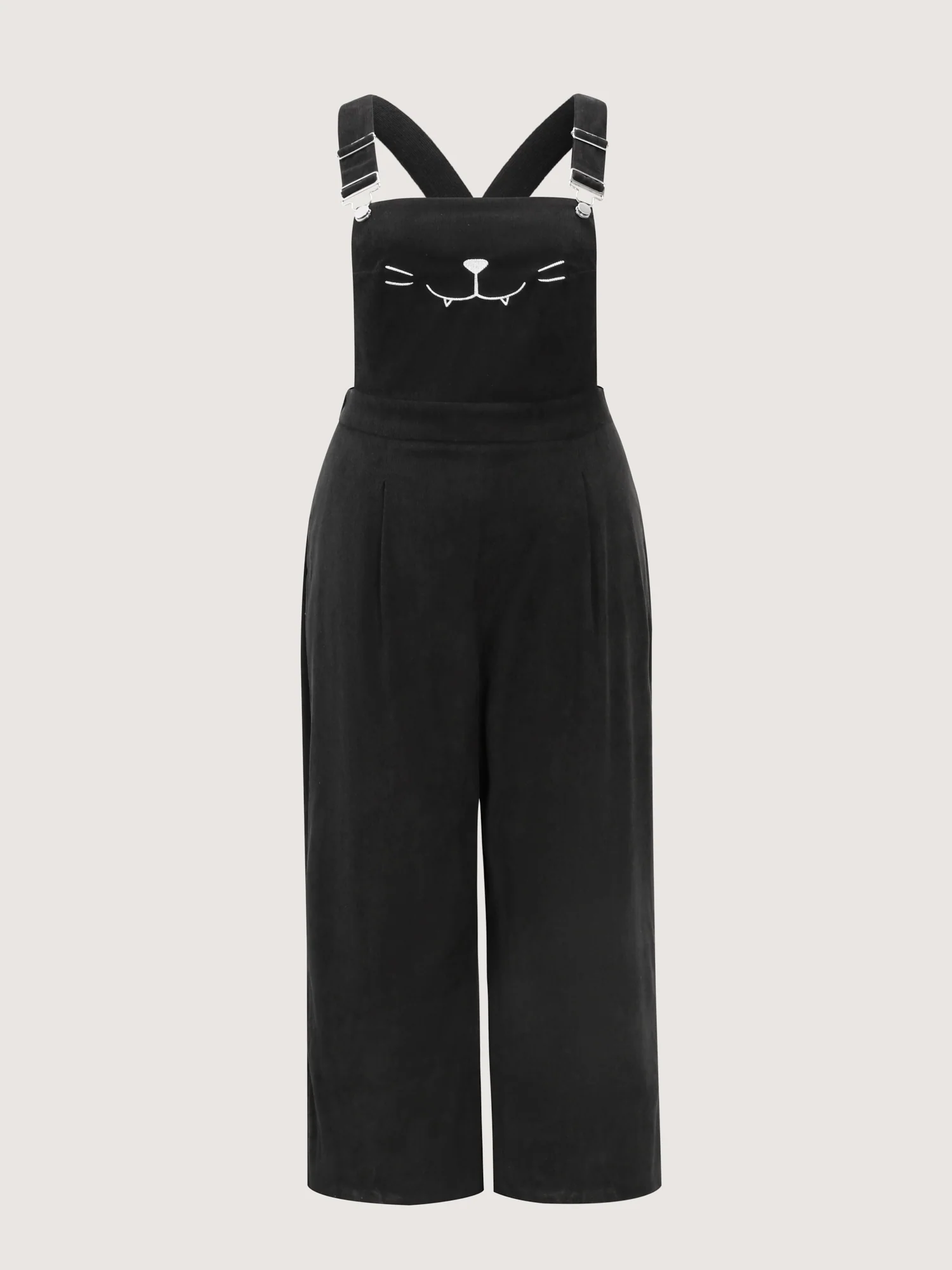 Cat Embroidered Adjustable Overall Jumpsuit - Image 6