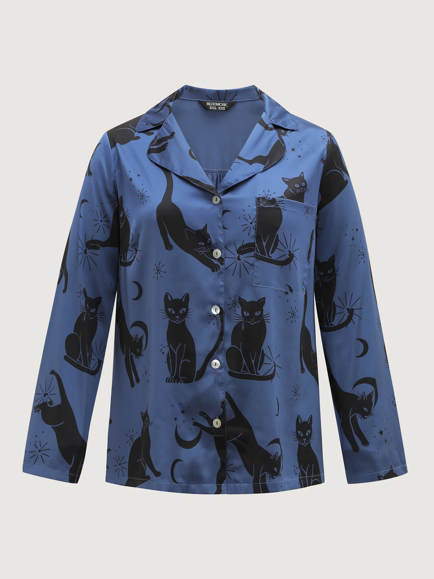 Cats Pockets Stretchy Print Co-ord Set - Image 5