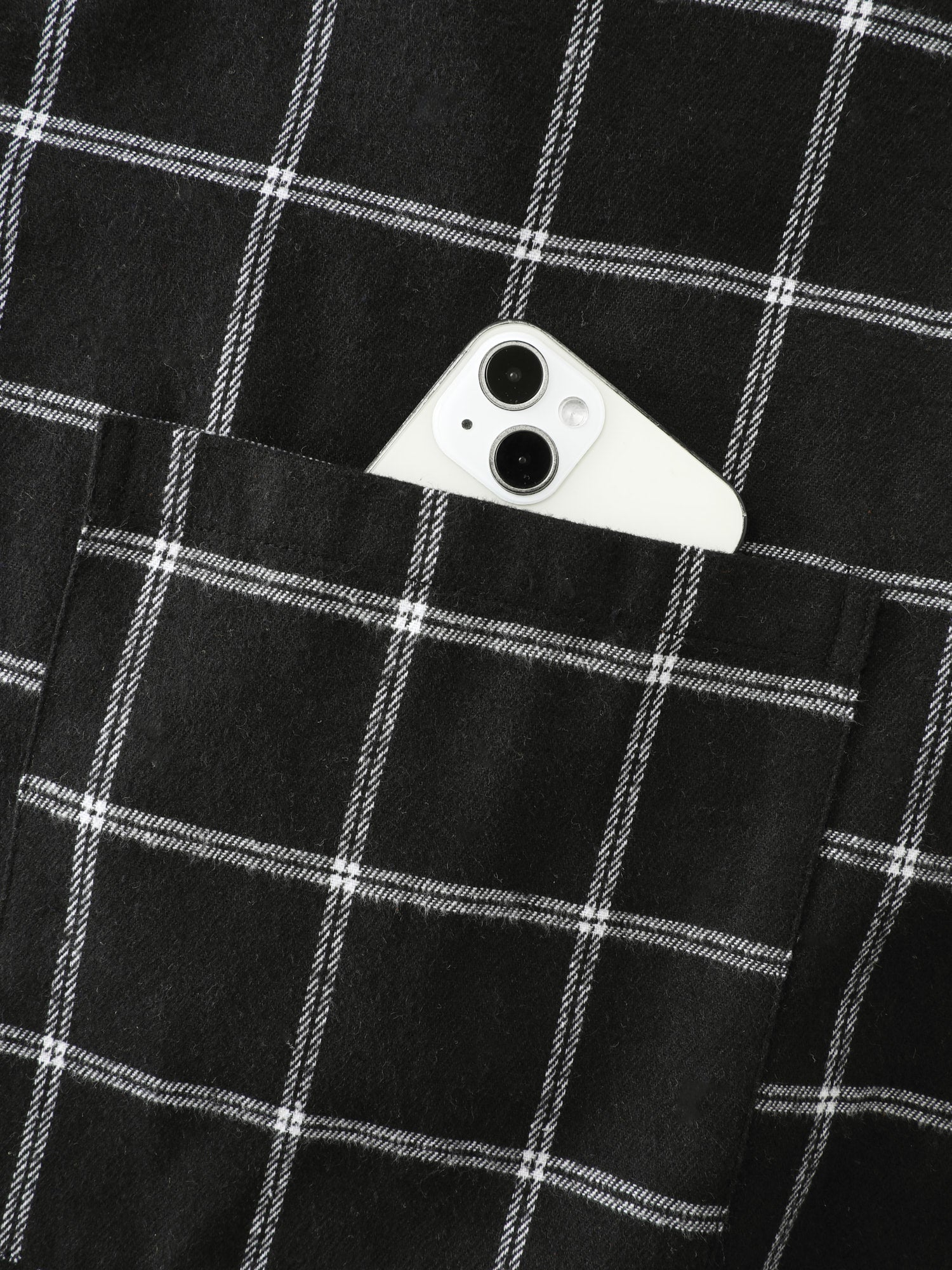 Checkered Pinafore Pattern Sleeveless Mini Dress - Image 7