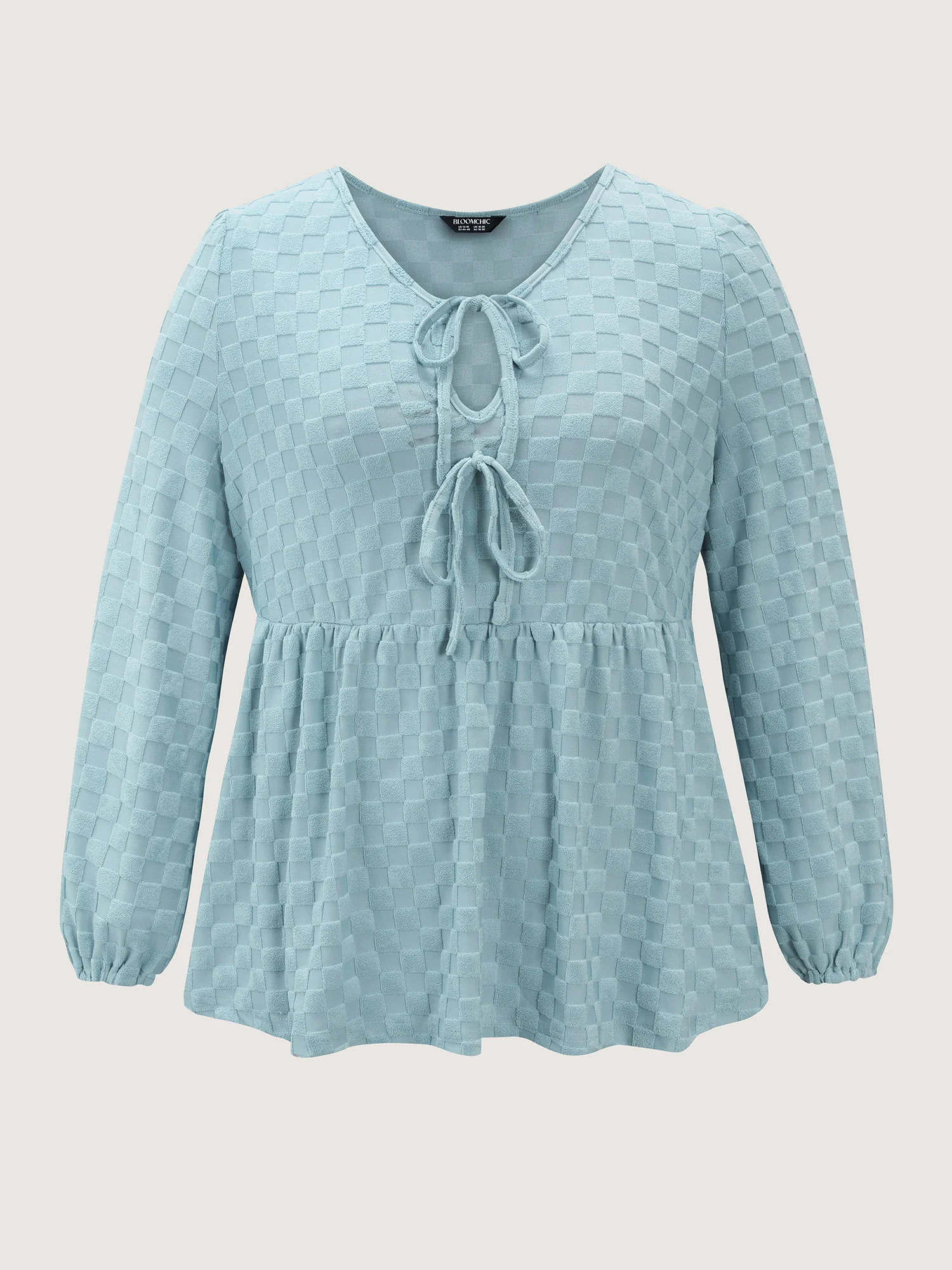 Checkered Textured Co-ord Lounge Set - Image 10