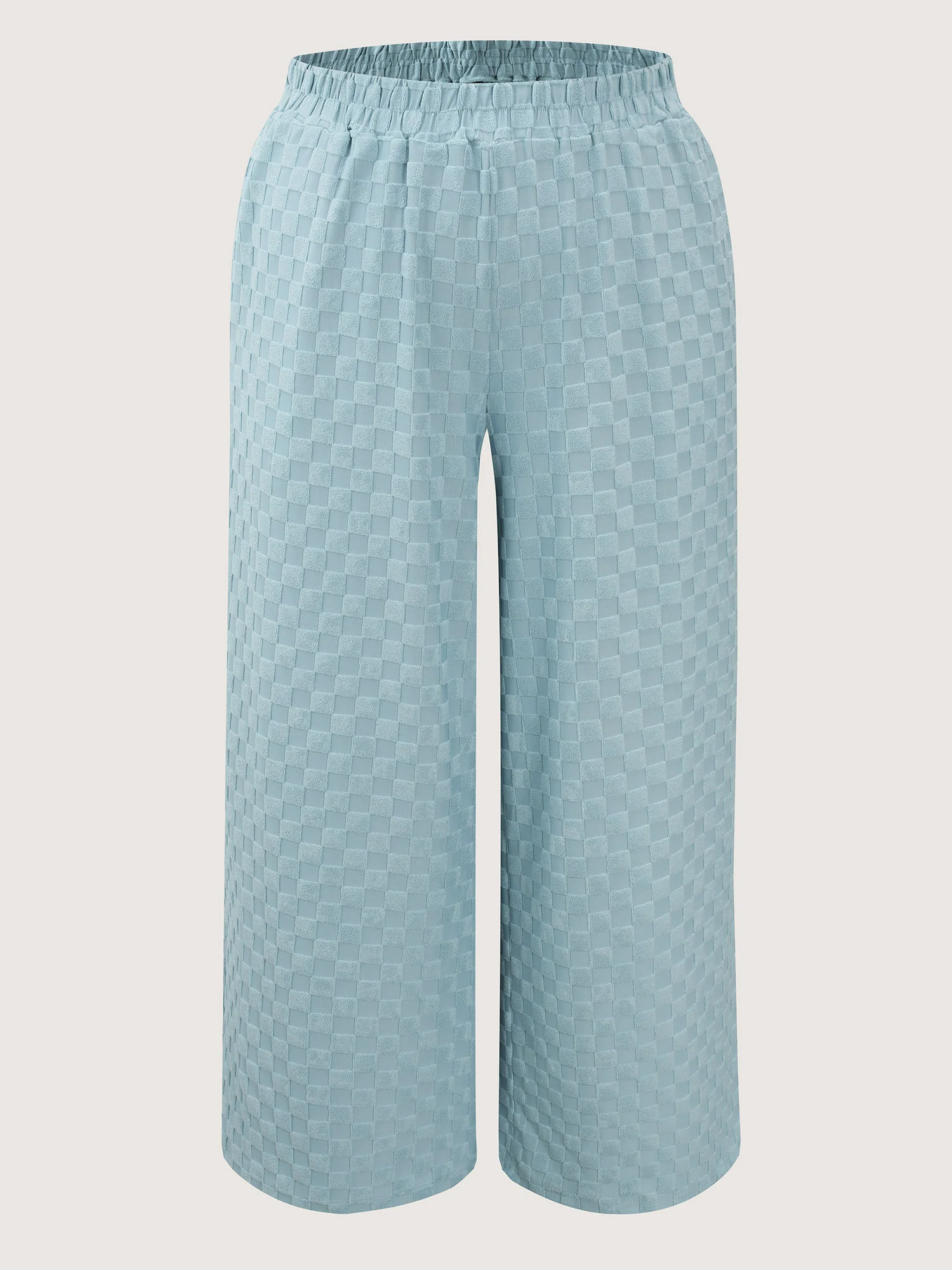 Checkered Textured Co-ord Lounge Set - Image 11