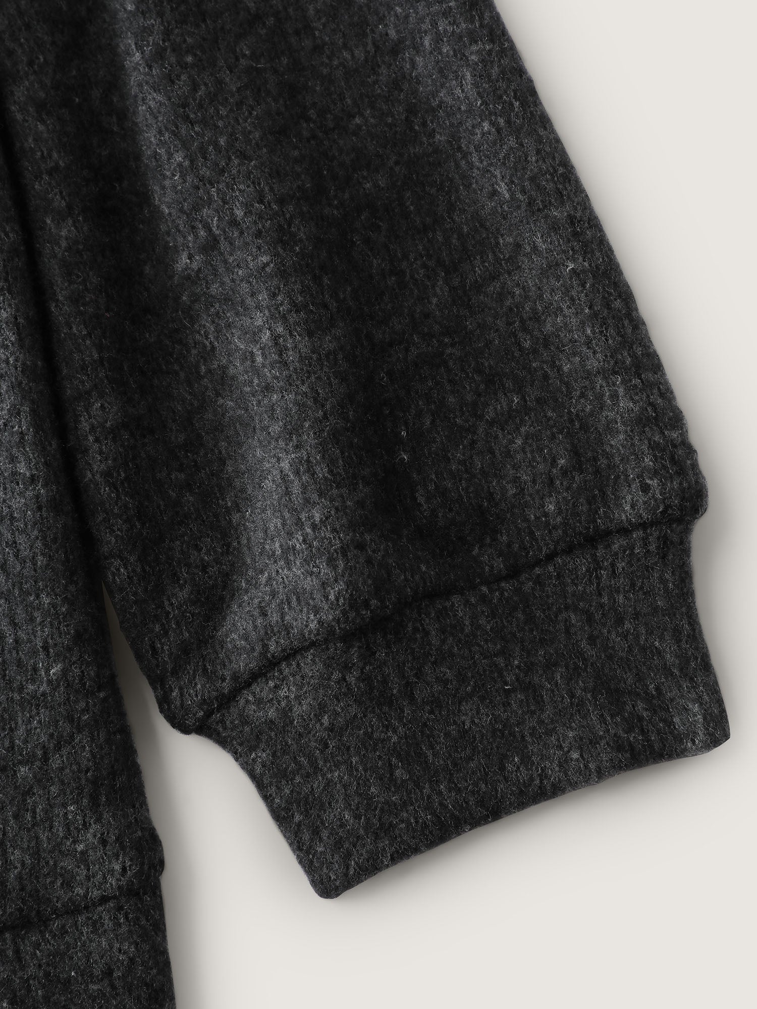 Cherry Cord Embroidery Textured Sweatshirt - Image 6