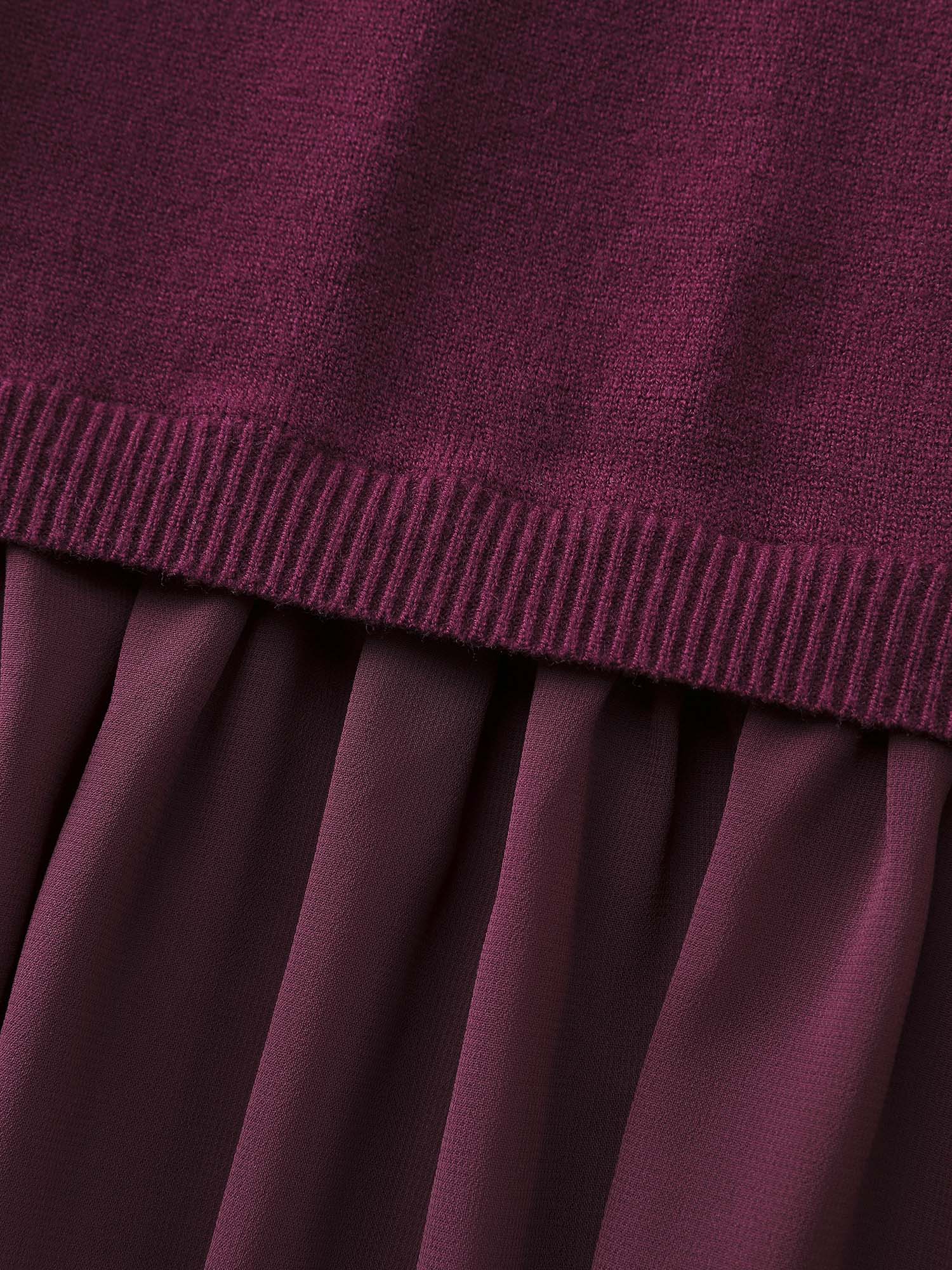 Chiffon Cut-Out Sheer Pullover - Image 5