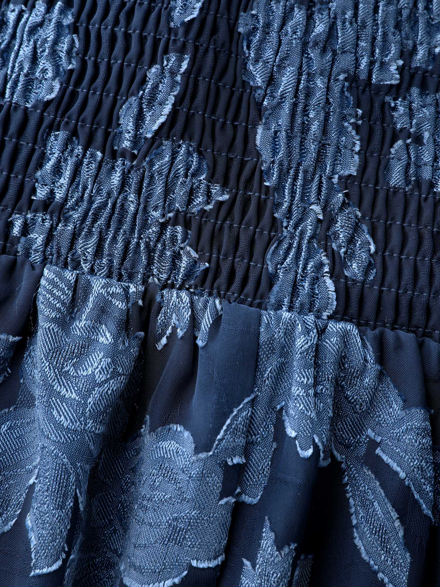 Chiffon Jacquard Halter Neck-Tie Maxi Dress - Image 7