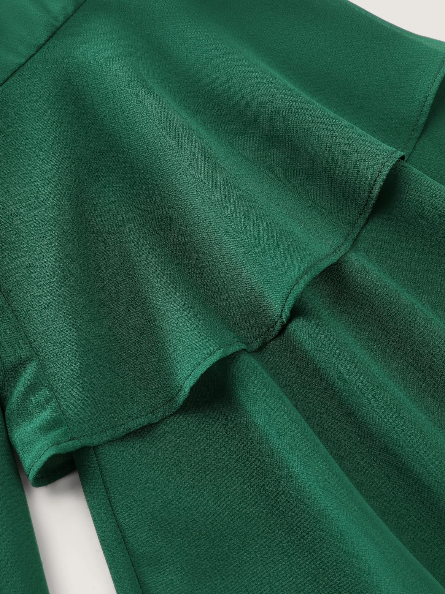 Chiffon Ruffled Layered Sleeve Mini Dress - Image 6