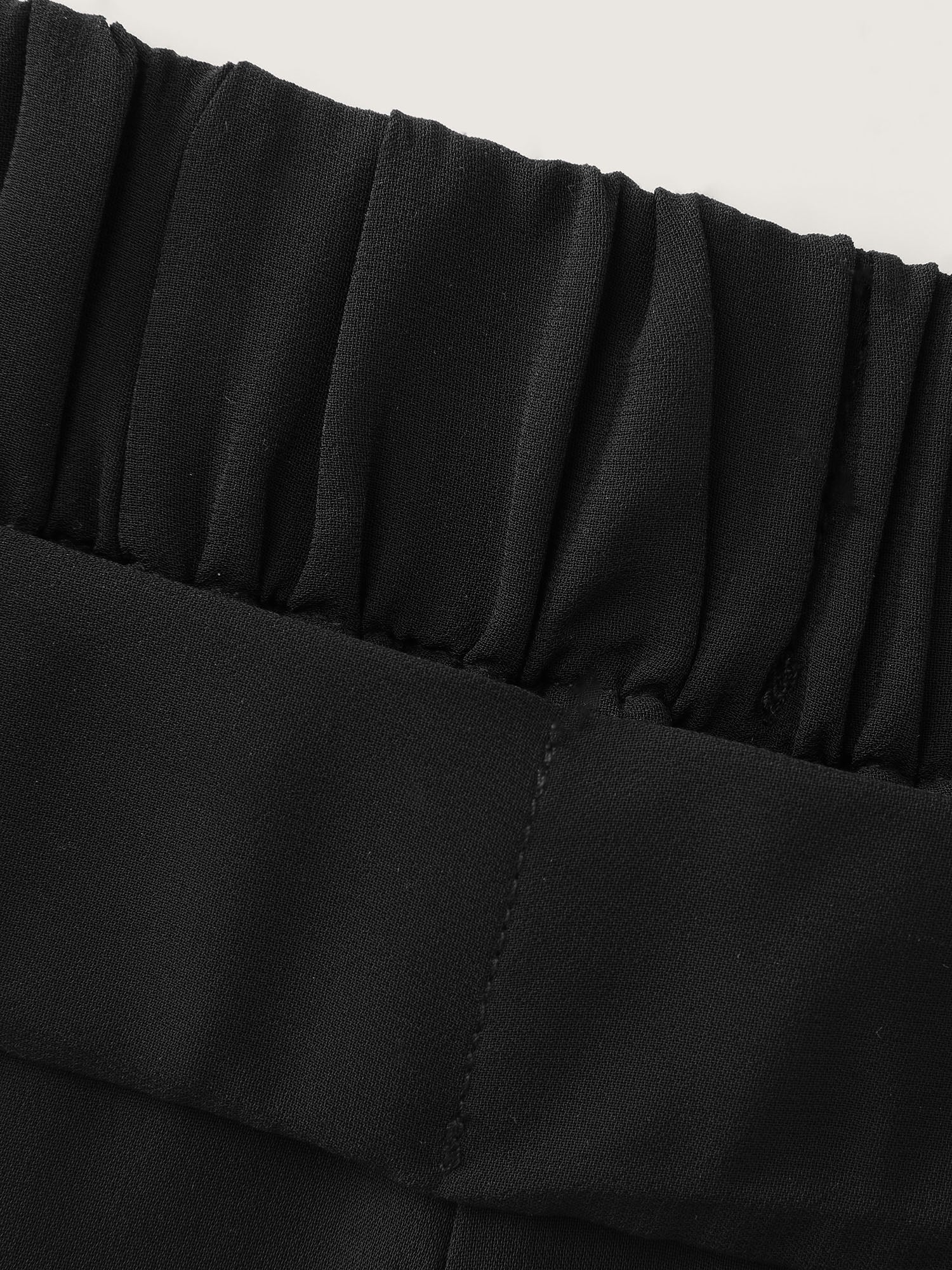 Chiffon Stretchy Waist Flowy Pants - Image 7