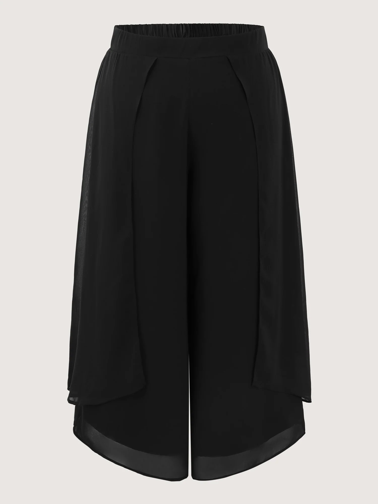 Chiffon Stretchy Waist Flowy Pants - Image 8