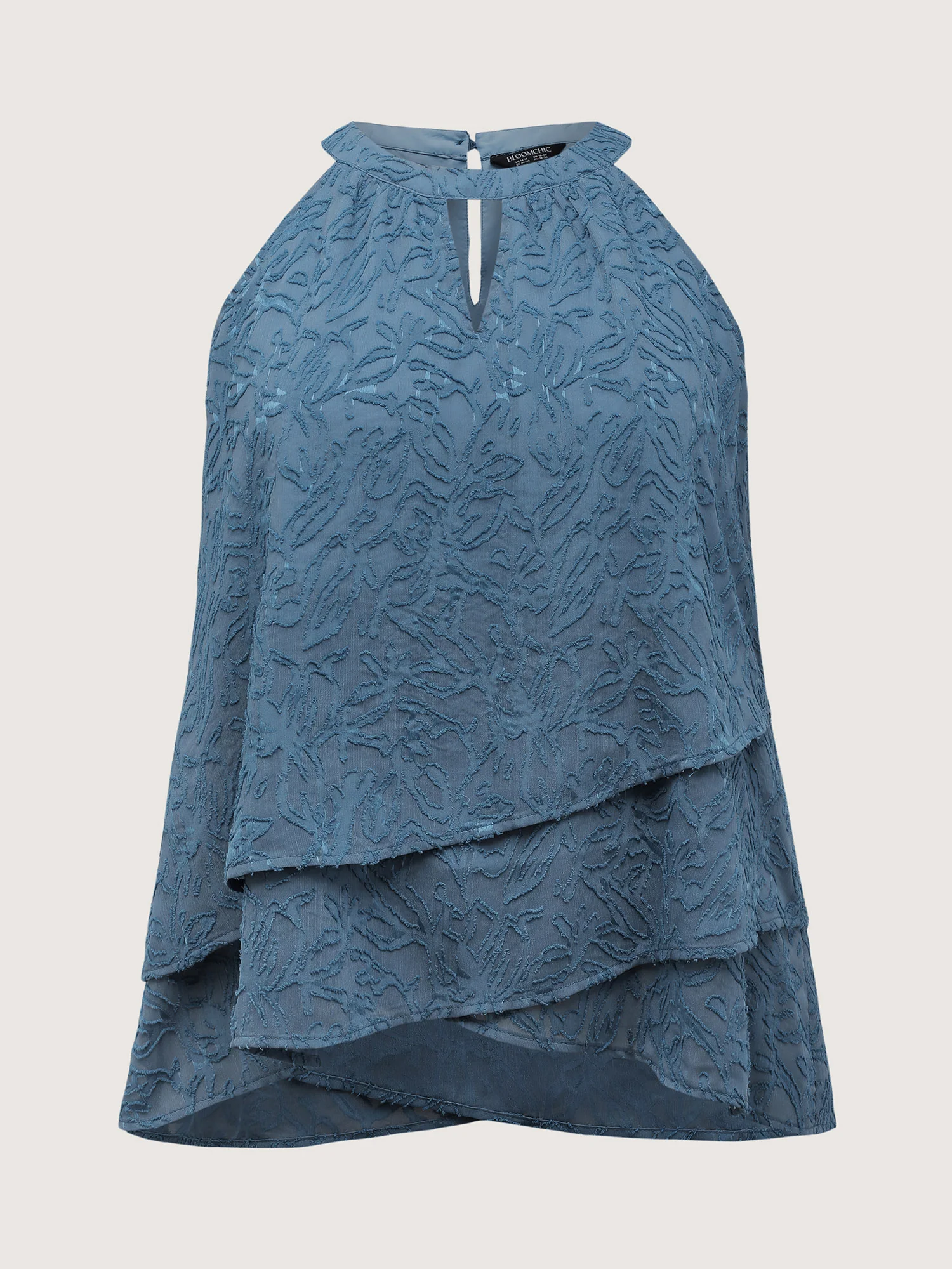 Chiffon Textured Layered Tank Top - Image 7