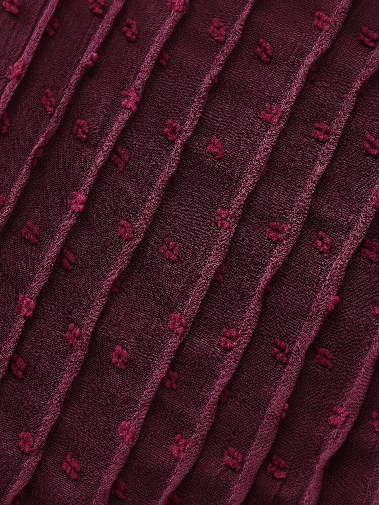 Chiffon Textured Toothpick Pleat Blouse - Image 5