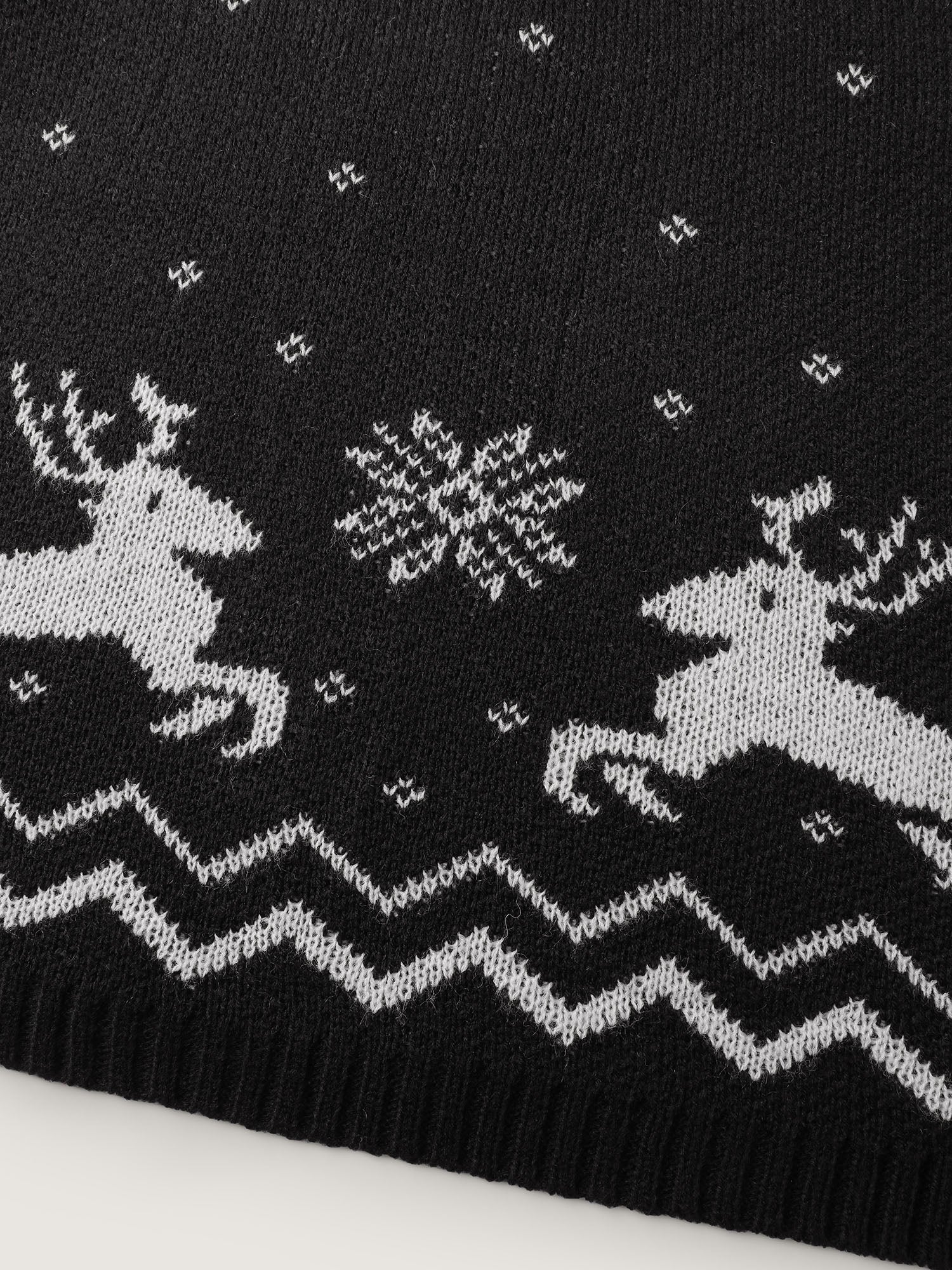 Christmas Textured Pattern Midi Sweater Dress - Image 7