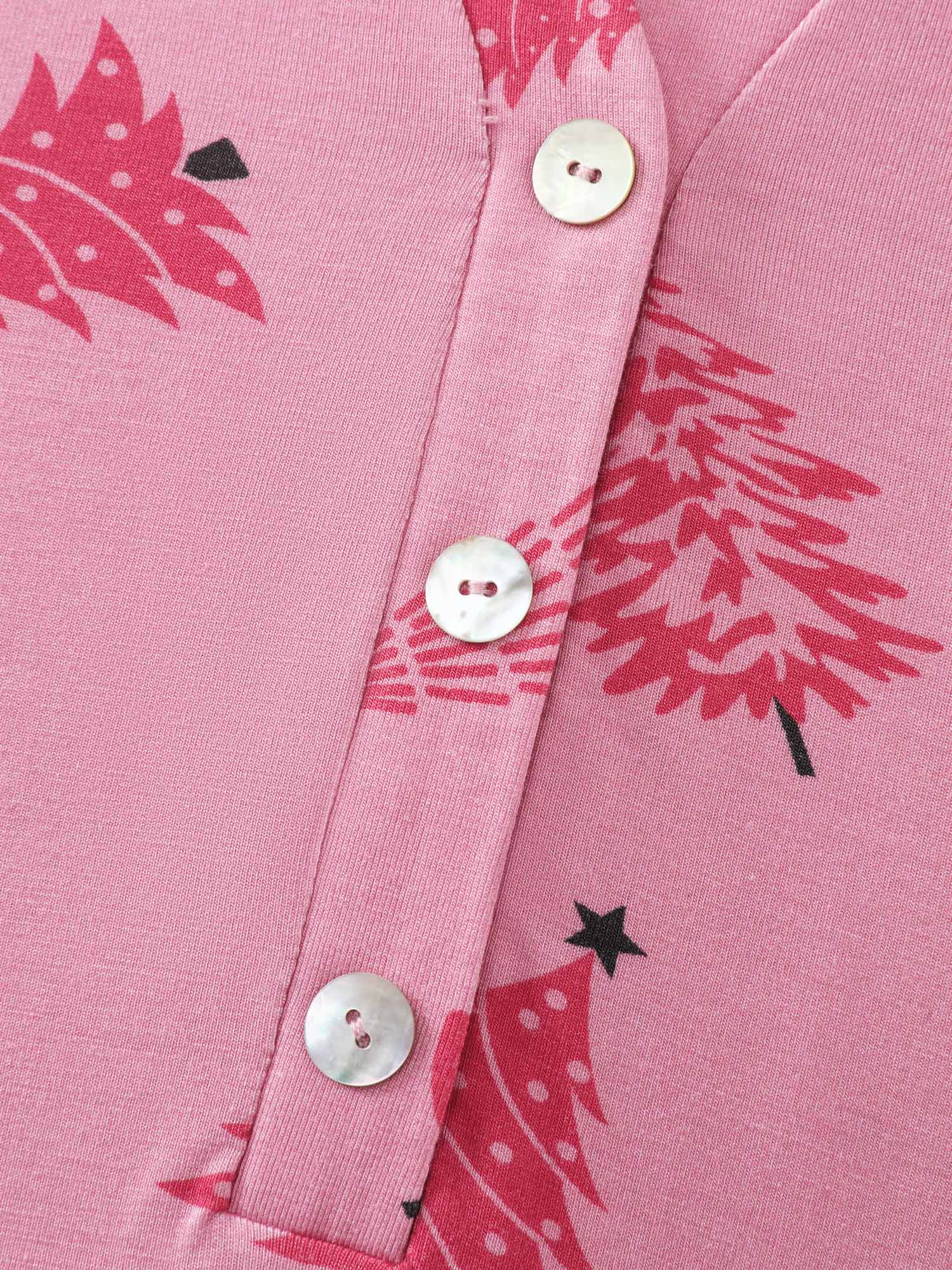 Christmas Tree Buttons Loungewear Set - Image 12