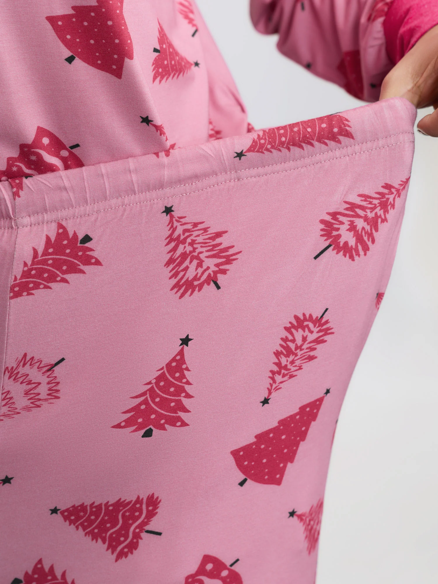 Christmas Tree Buttons Loungewear Set - Image 5