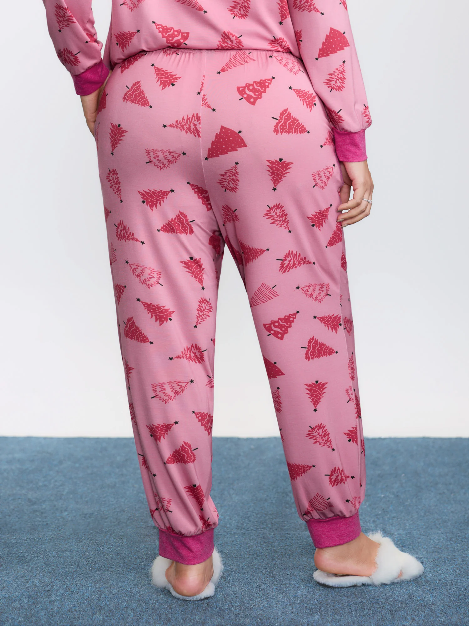 Christmas Tree Buttons Loungewear Set - Image 6