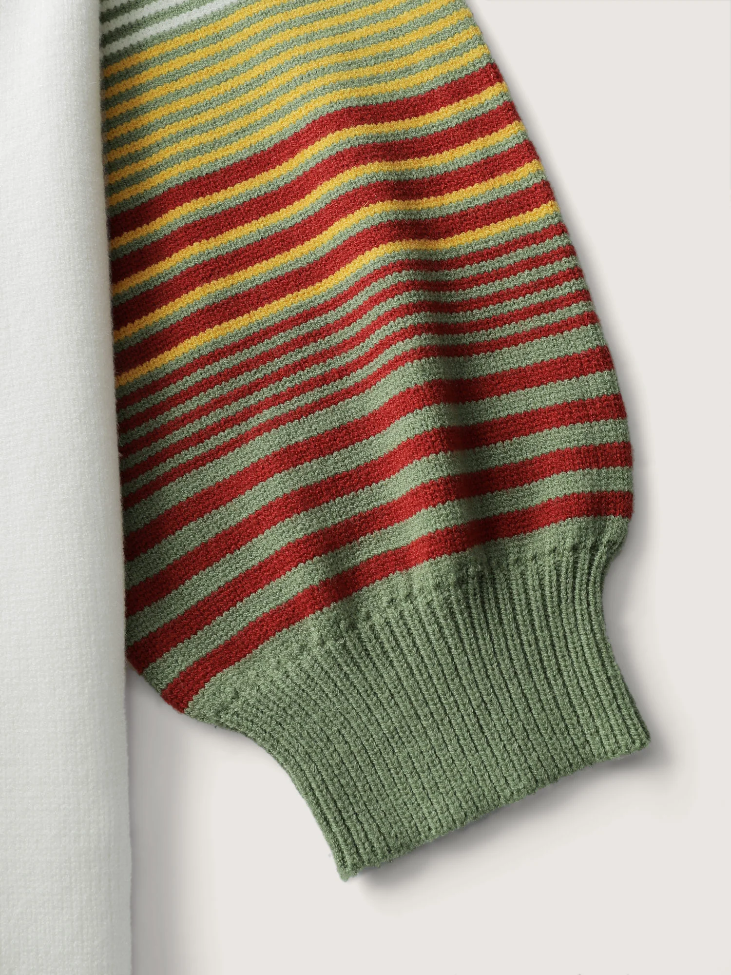 Christmas Tree Pattern Jacquard Stripe Pullover - Image 6