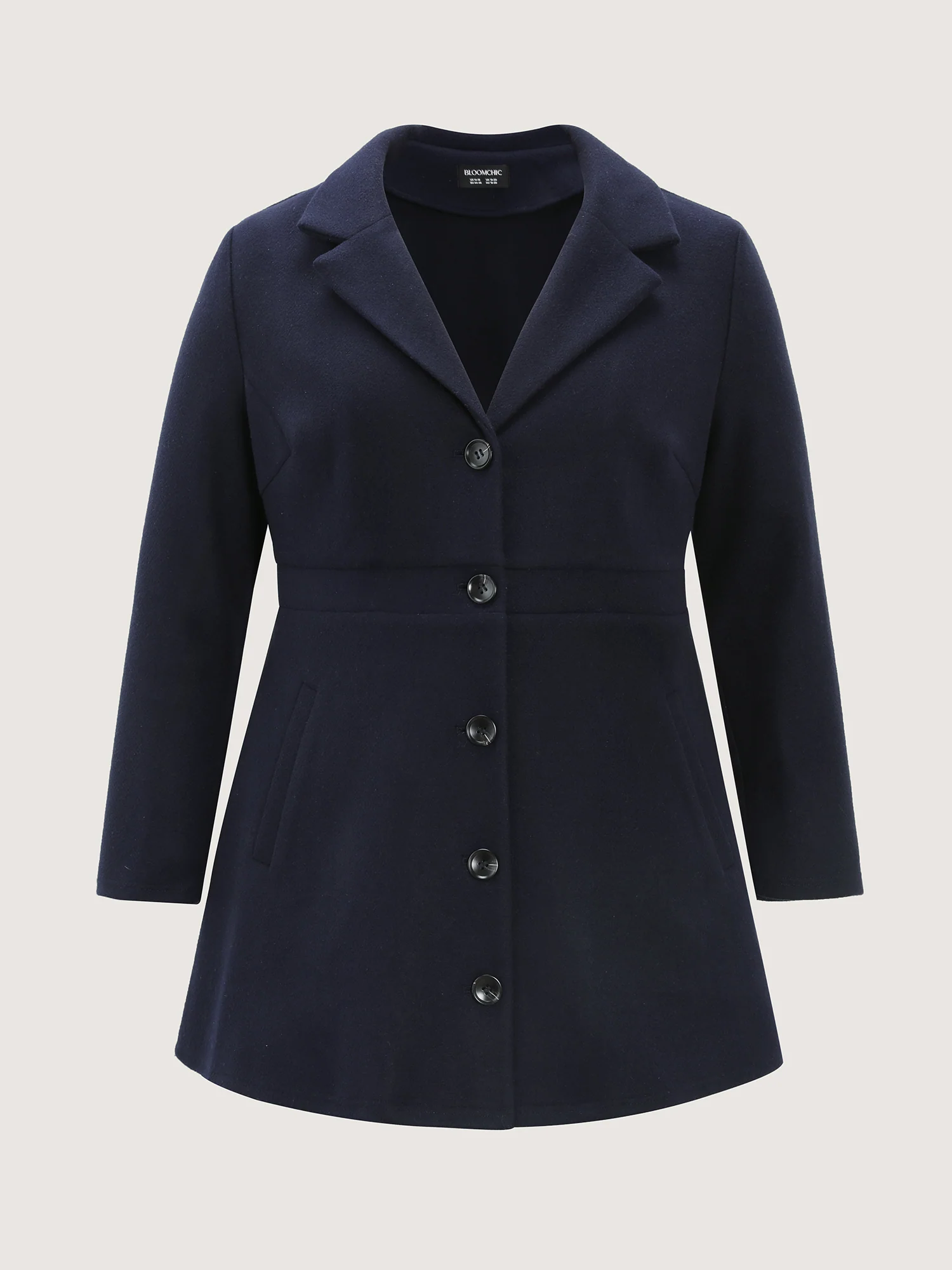 Cinched-Flared High-Low Hem Jacket - Image 7