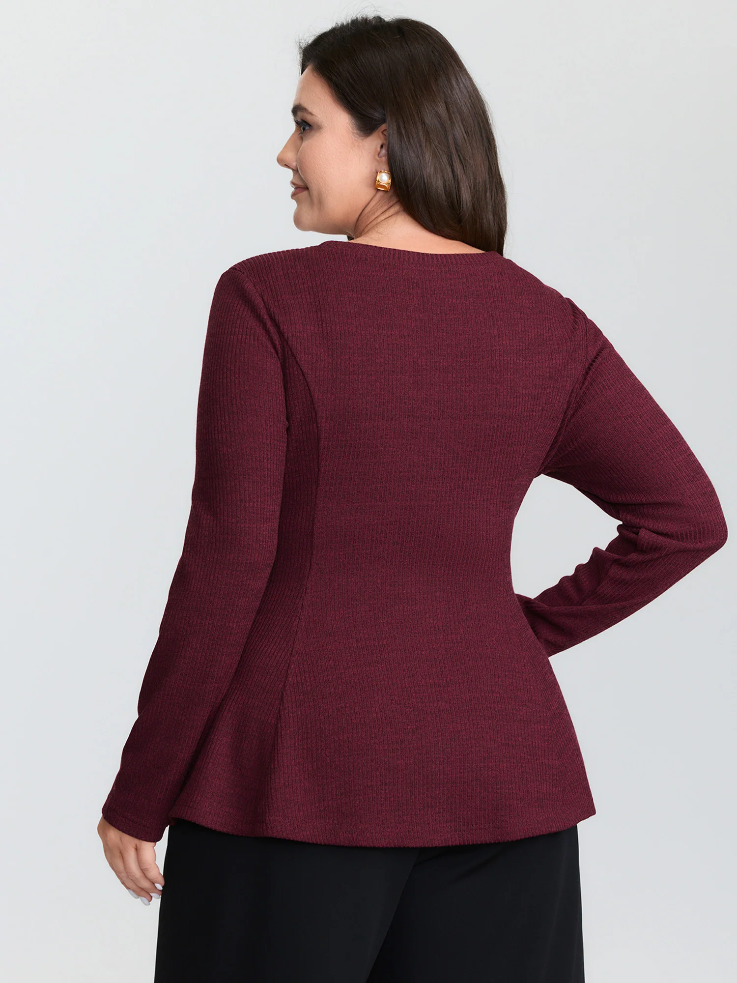 Cinched-Waist A-Line Button Top - Image 4