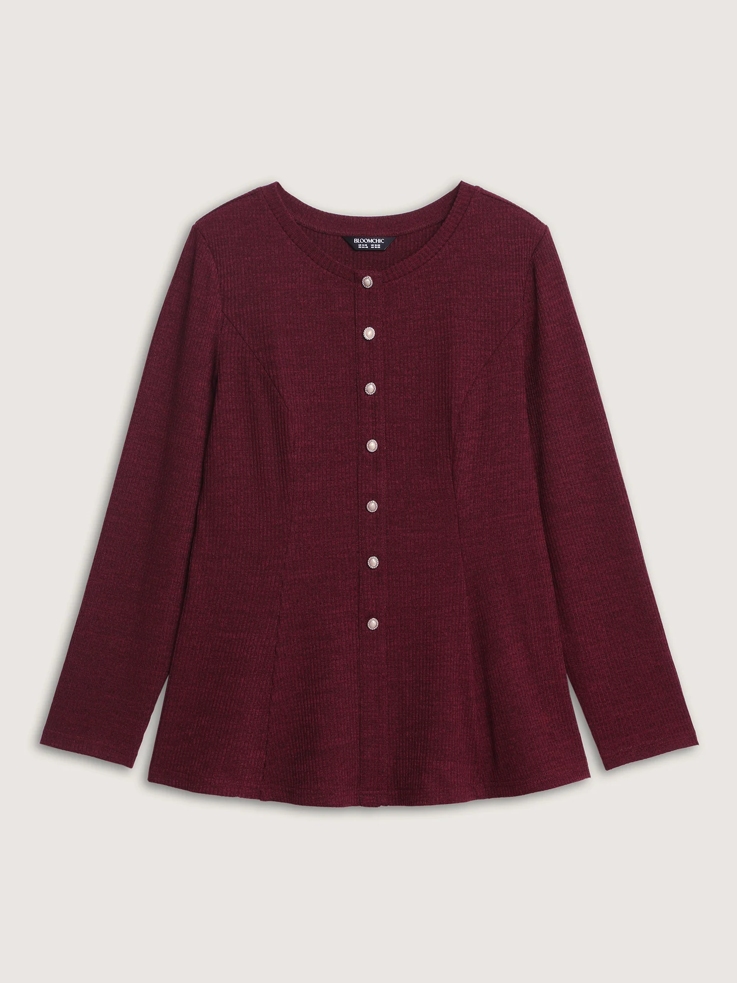 Cinched-Waist A-Line Button Top - Image 7