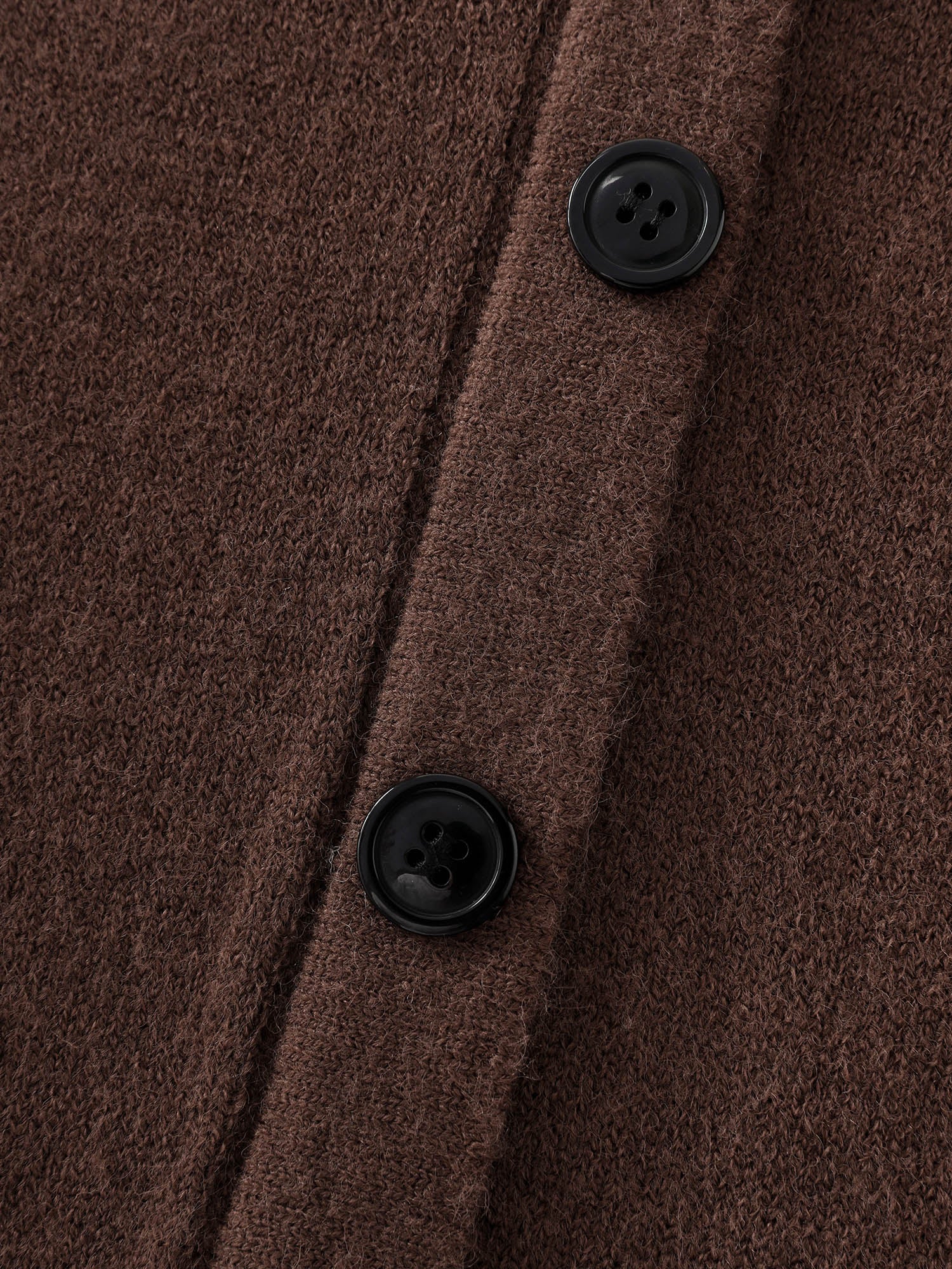 Cinched-Waist Collar Button Sweater Dress - Image 6