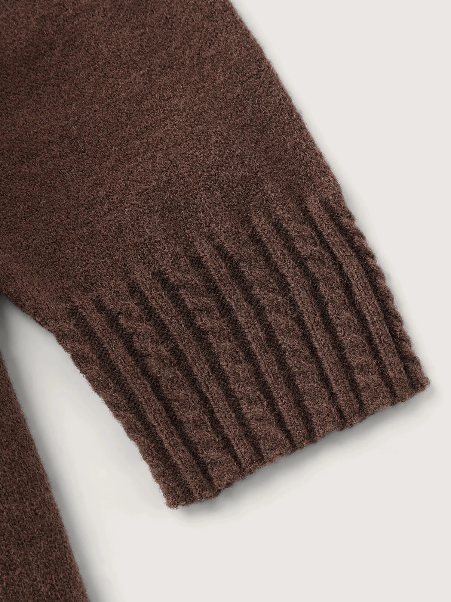 Cinched-Waist Collar Button Sweater Dress - Image 7