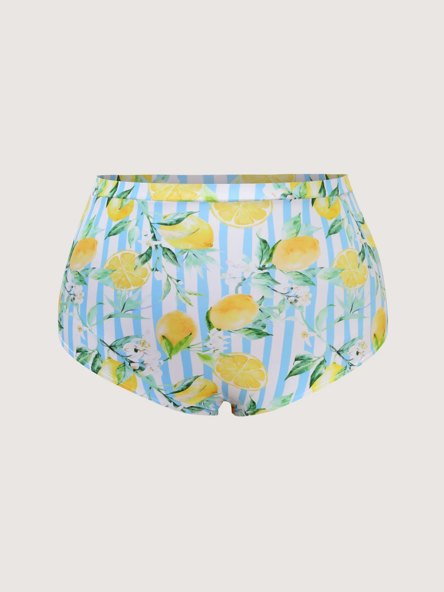 Citrus Fruit Print Fit And Flare Swim Dress - Image 8