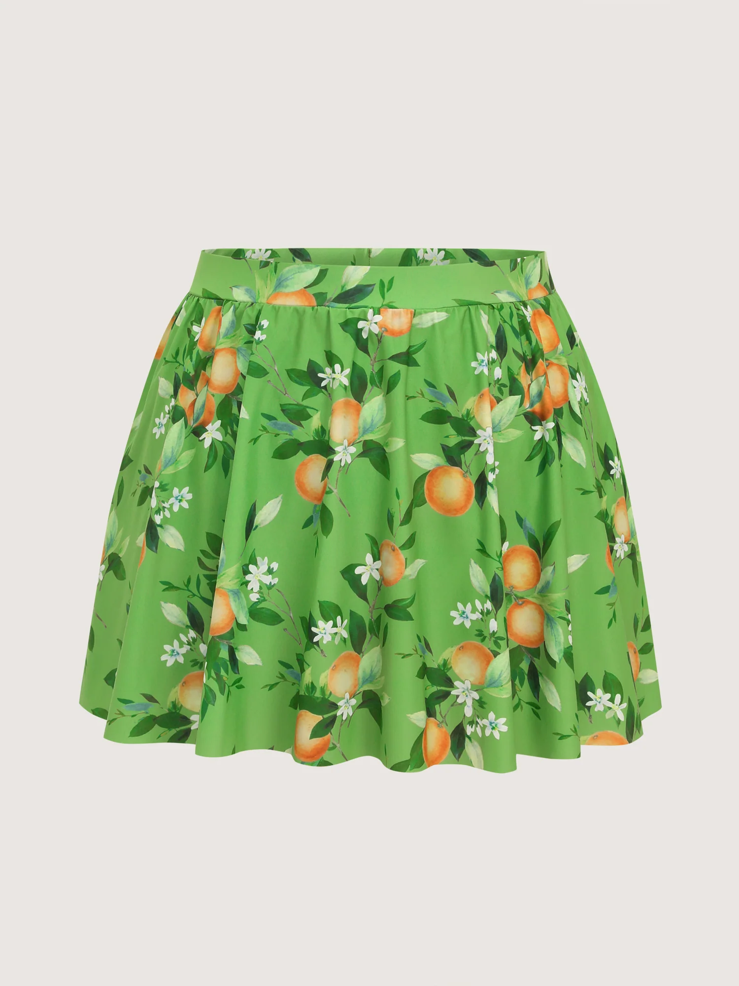 Citrus Print Flowy Swim Bottoms - Image 5