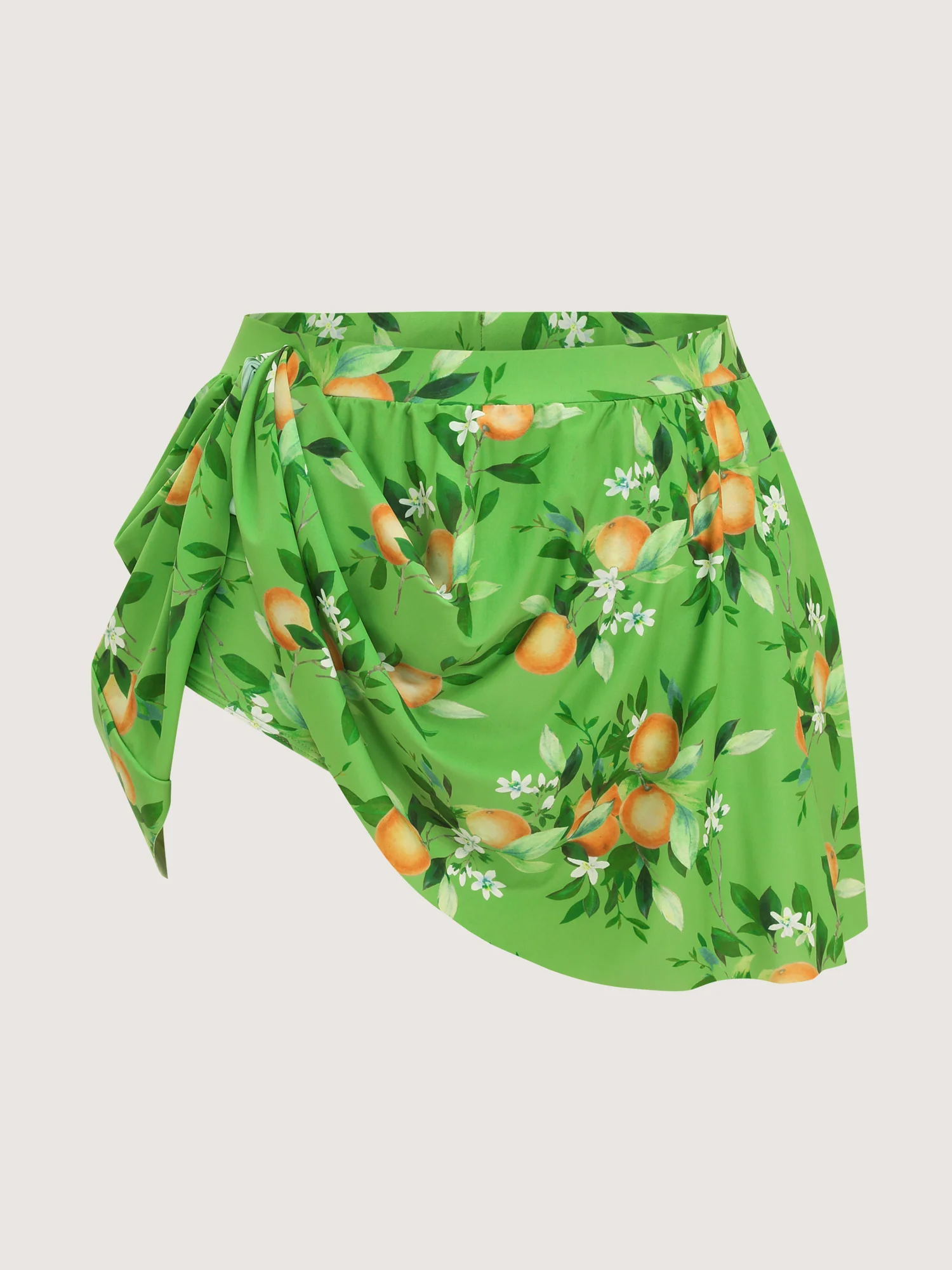 Citrus Print Flowy Swim Bottoms - Image 6