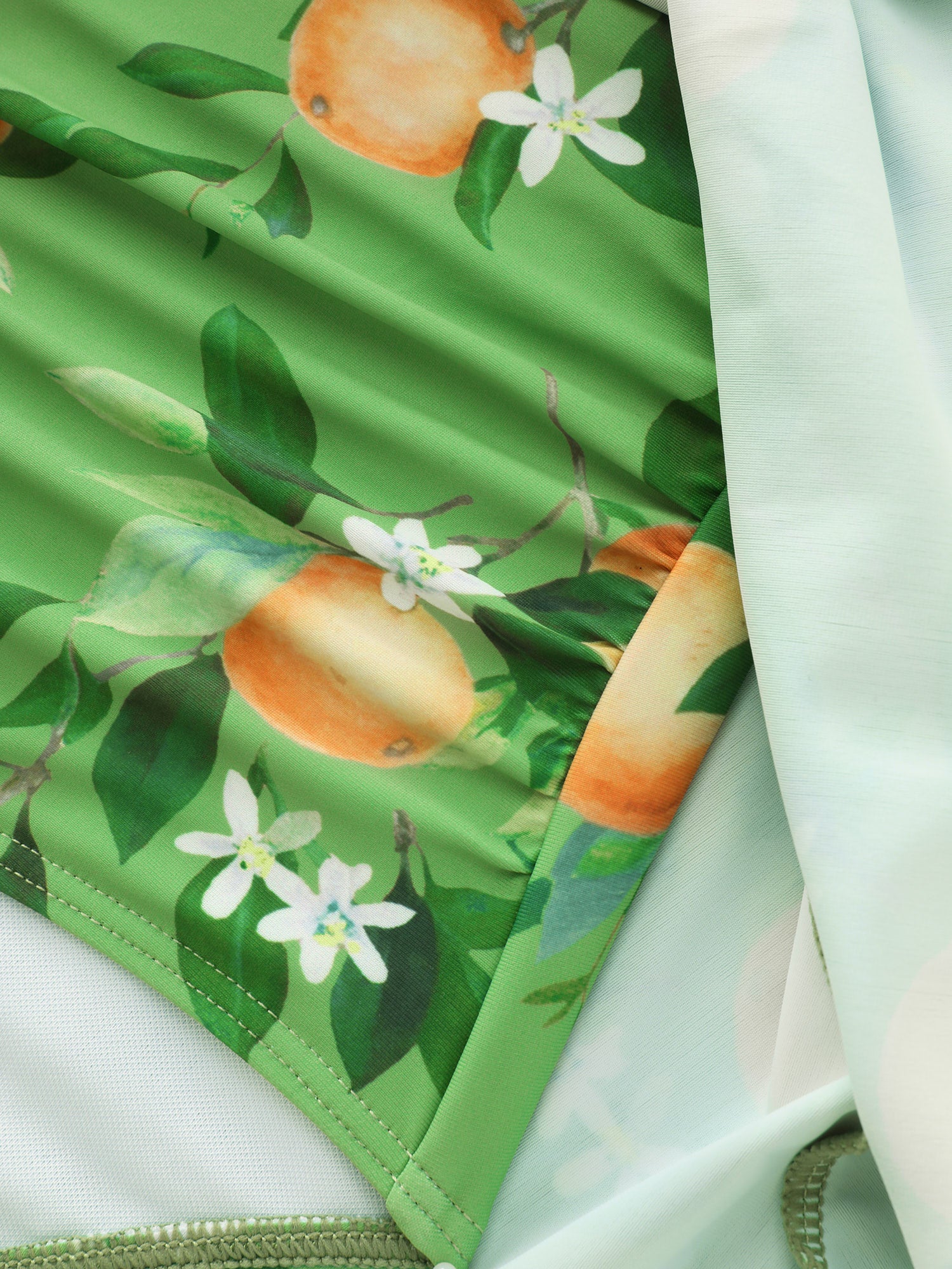 Citrus Print Flowy Swim Bottoms - Image 7