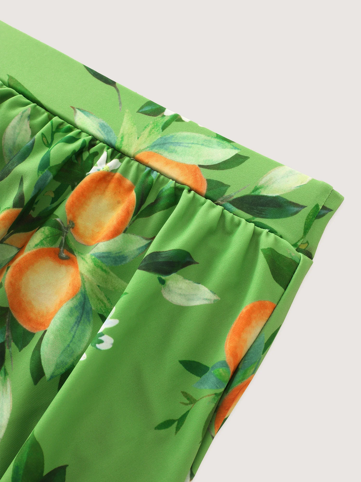 Citrus Print Flowy Swim Bottoms - Image 8