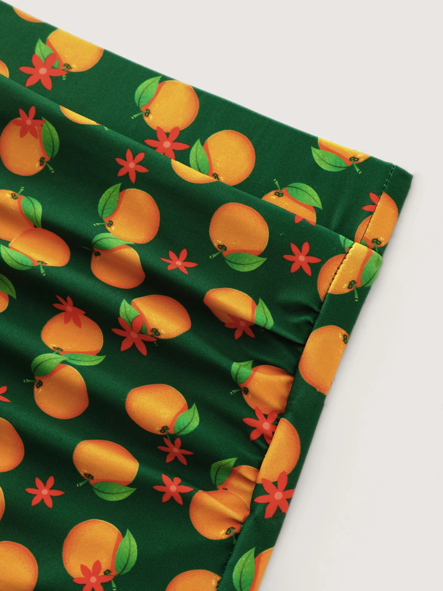 Citrus Print Tummy-Control High Waisted Swim Bottoms - Image 5
