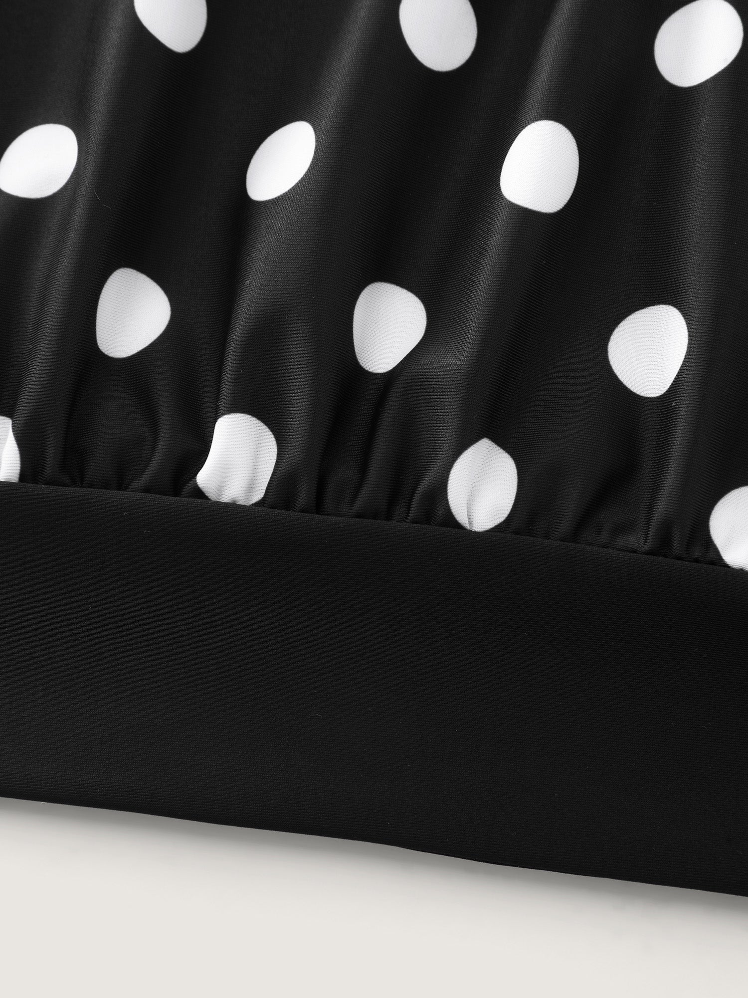 Classic Polka Dots Bust Support Swim Top - Image 5
