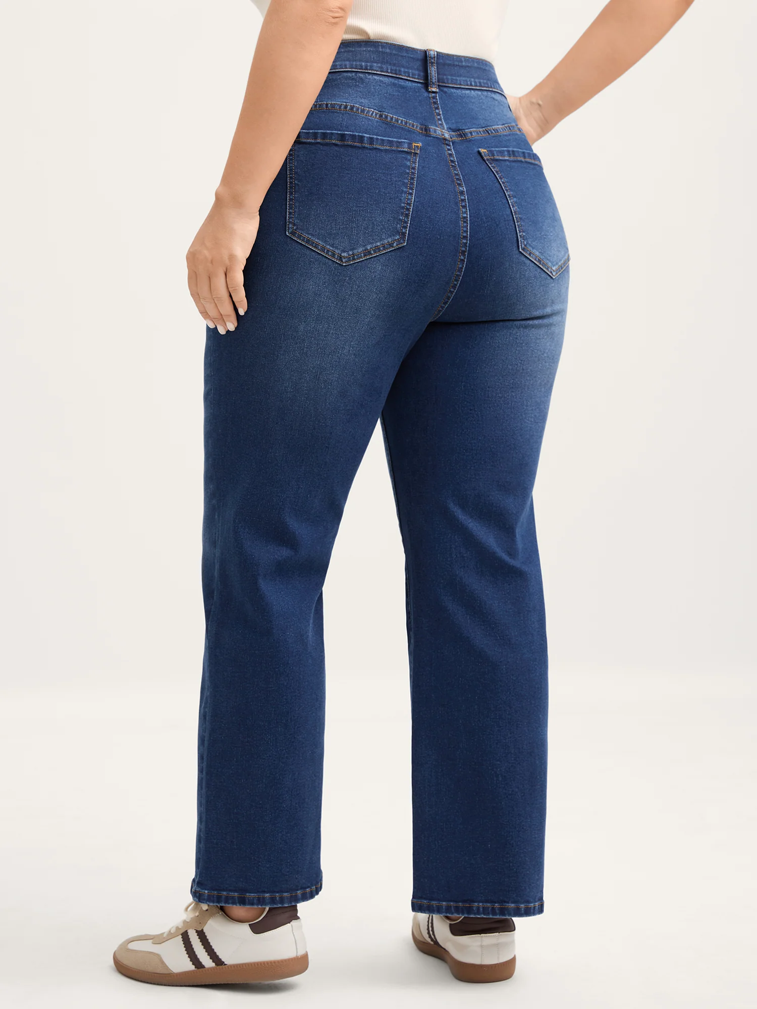 Classic High-Rise Straight-Leg Jeans - Image 5