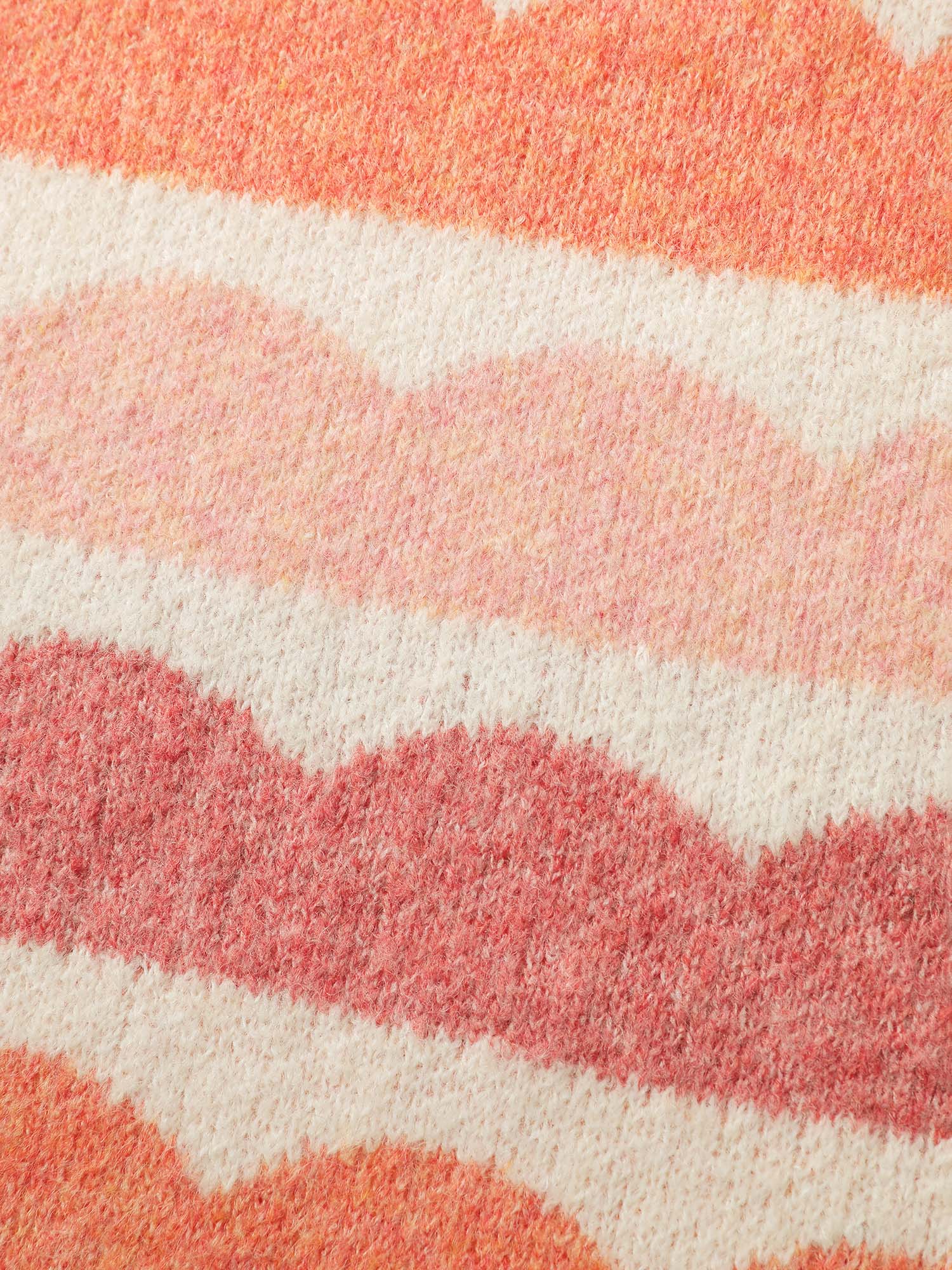 Cloudy Stripes Contrast Balloon Sleeve Pullover - Image 5