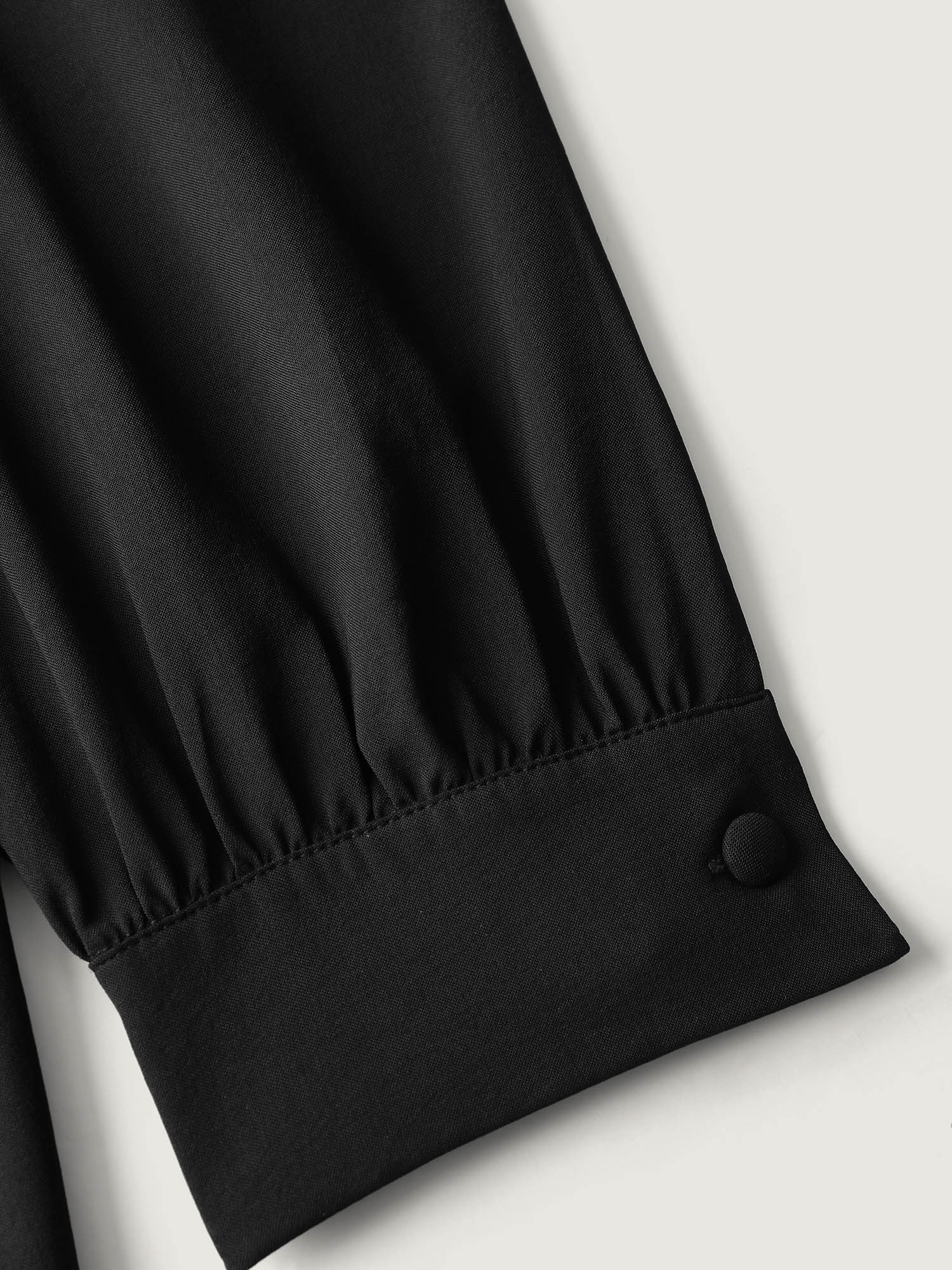Collar Cut-Out Waist Tie Midi Dress - Image 6