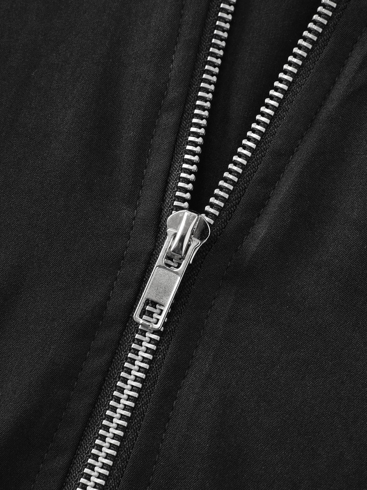 Collared Zipper Waist-Tie Maxi Dress - Image 5