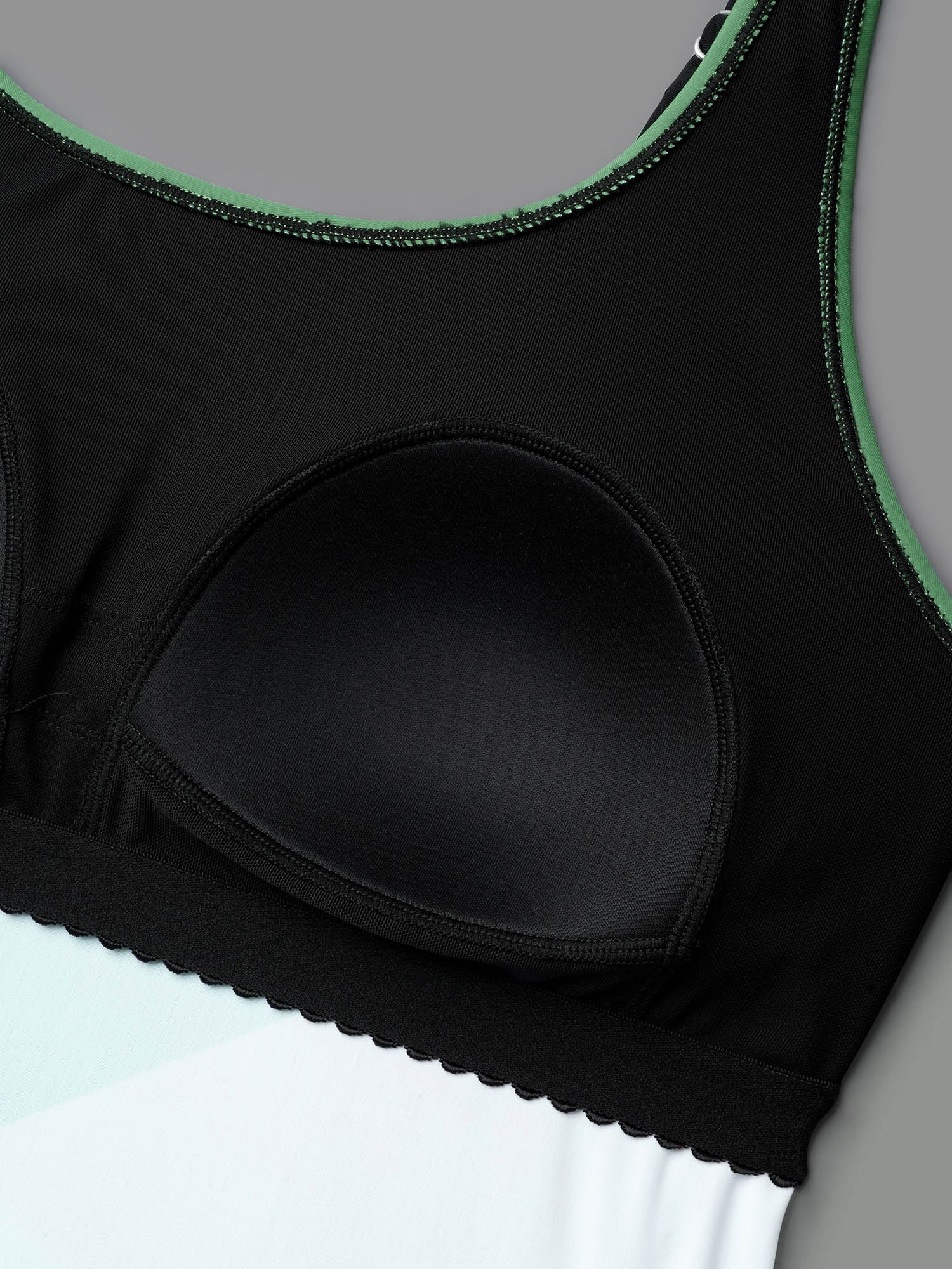 Color Block Drawstring Cami Swim Top - Image 6