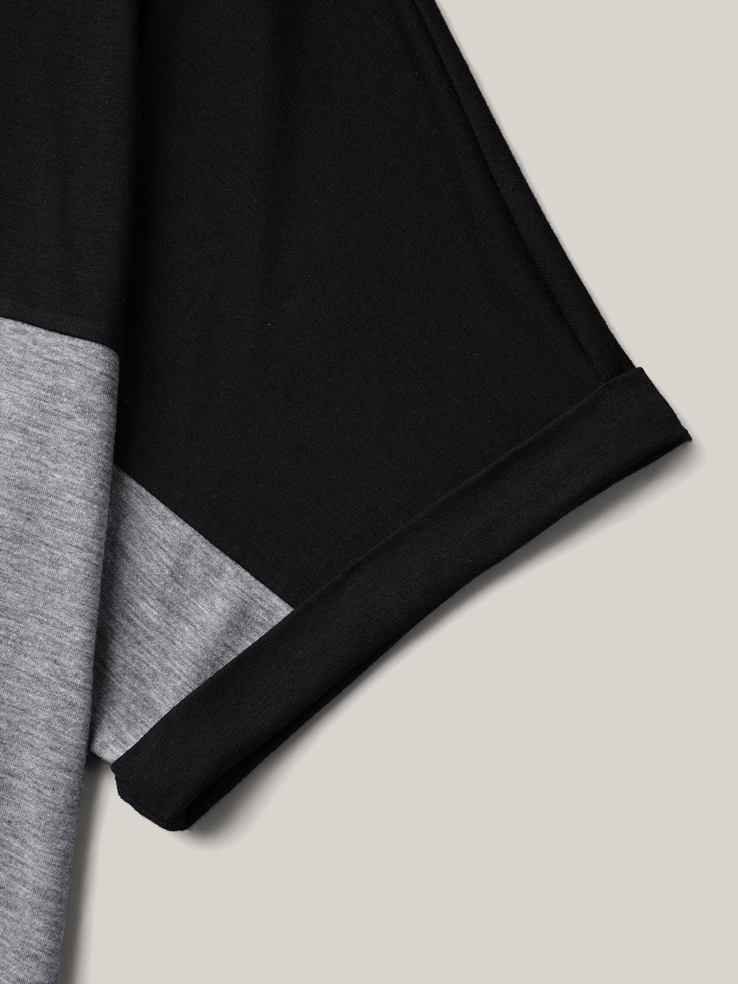 Color Block Dolman Sleeve T-Shirt - Image 6