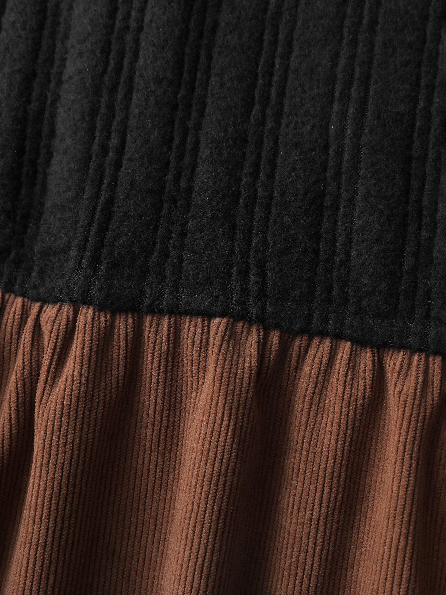 Color Contrast Belted Flared Midi Dress - Image 5