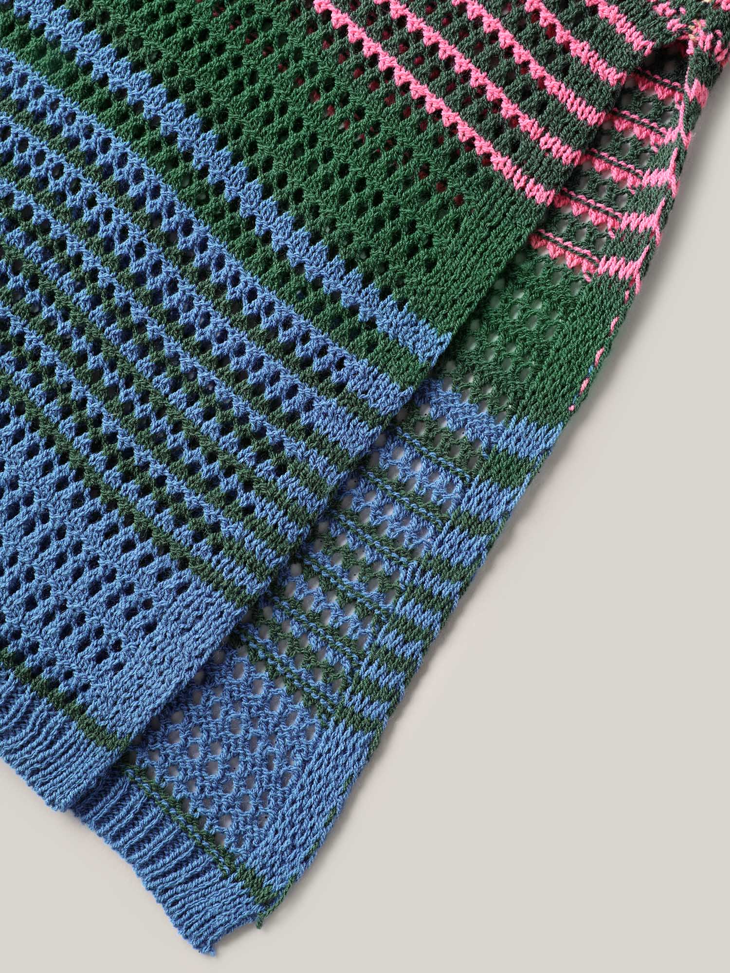 Color Contrast Crochet Swim Cover-Up - Image 7