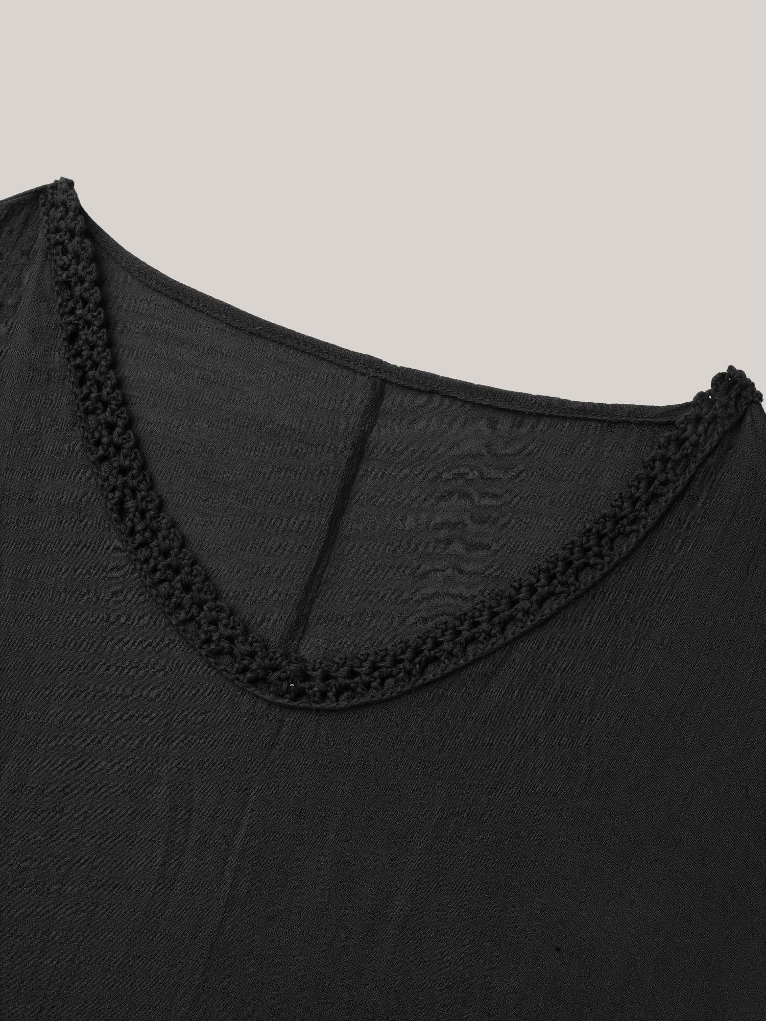 Color Contrast Cut-Out Swim Cover-Up - Image 6