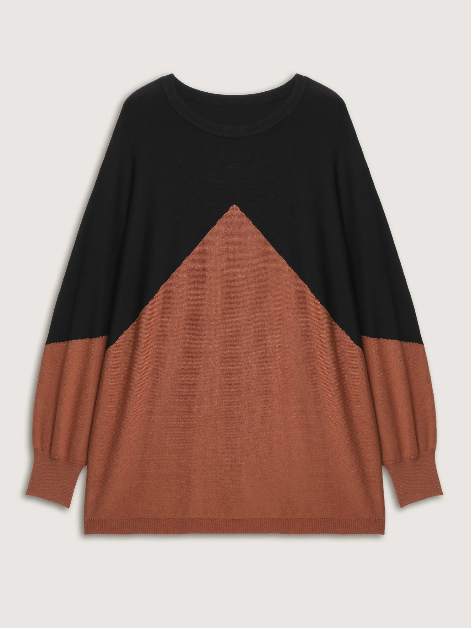 Color Contrast Dolman Sleeve Pullover - Image 7