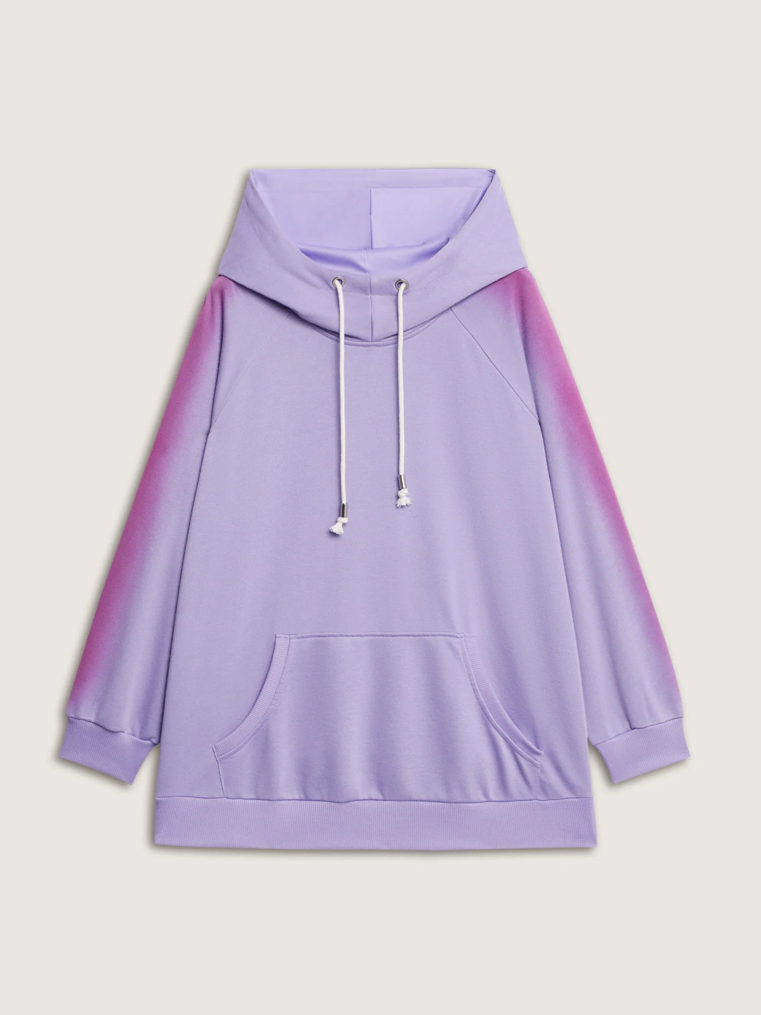 Color Contrast Drawstring Hoodie - Image 7