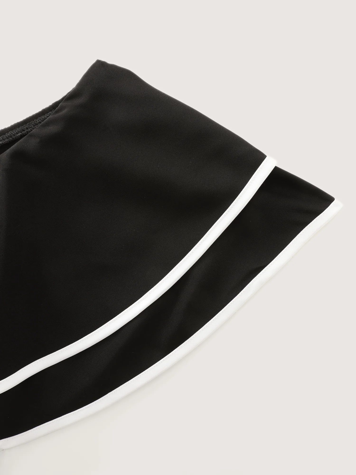 Color Contrast Edge Off-Shoulder Midi Dress - Image 5