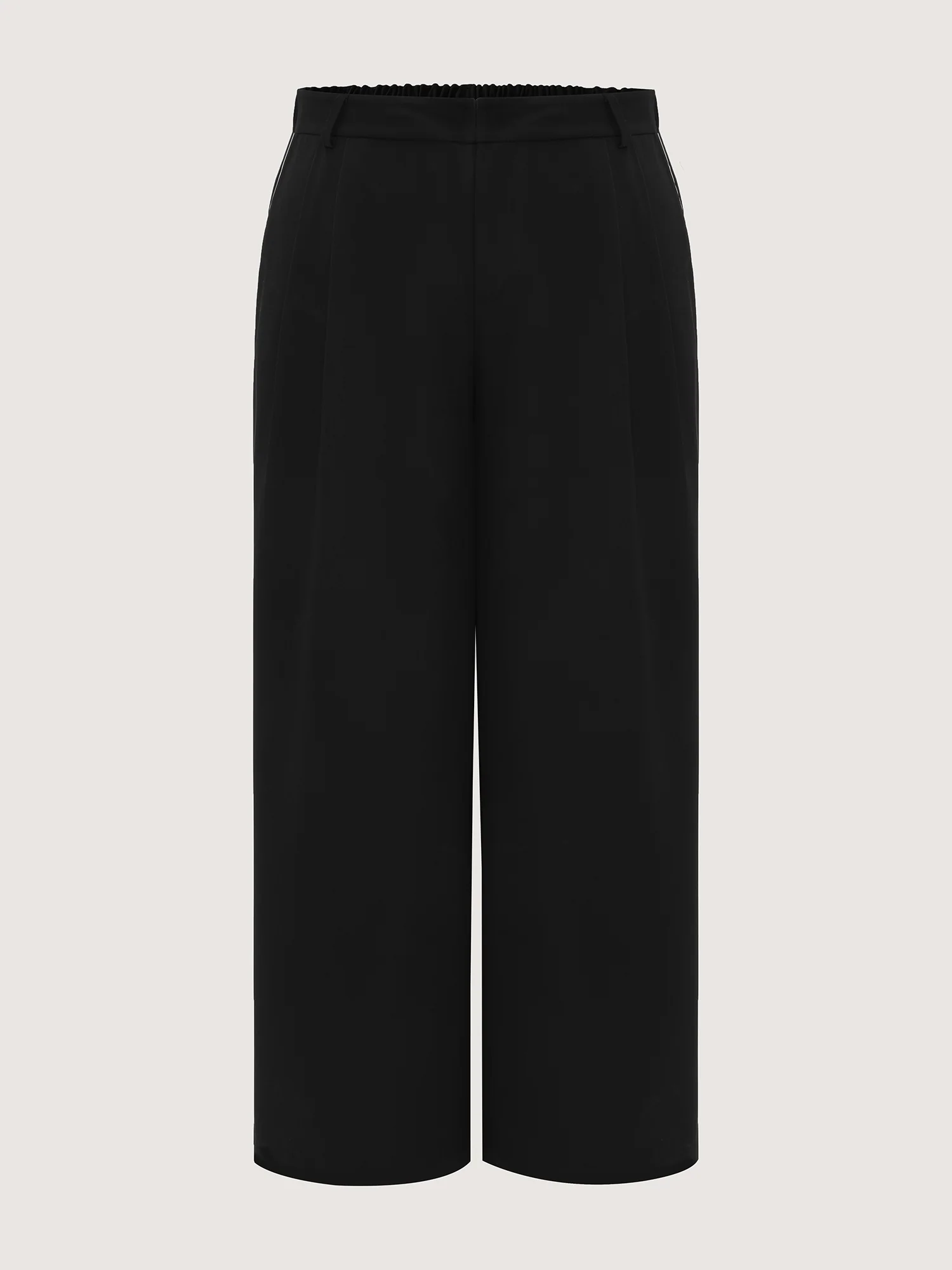 Color Contrast Edge Straight-Leg Pants - Image 8